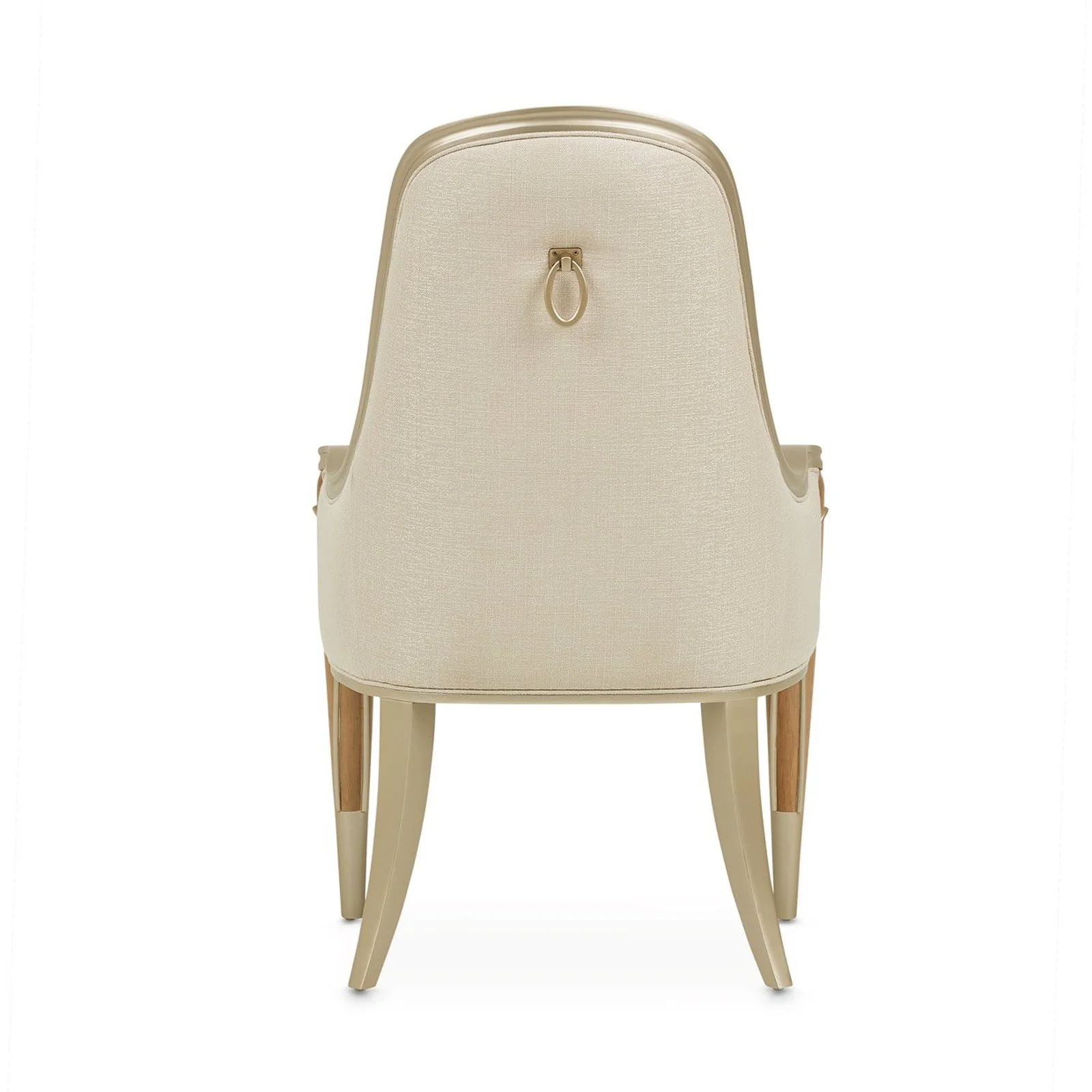 Michael Amini Villa Cherie Caramel Arm Chair - Image 6