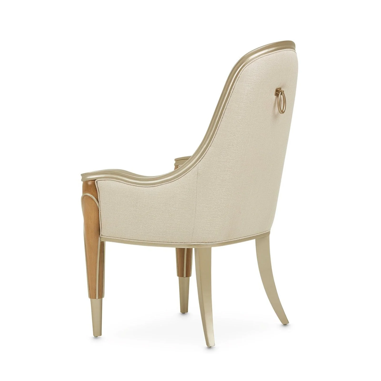 Michael Amini Villa Cherie Caramel Arm Chair - Image 7