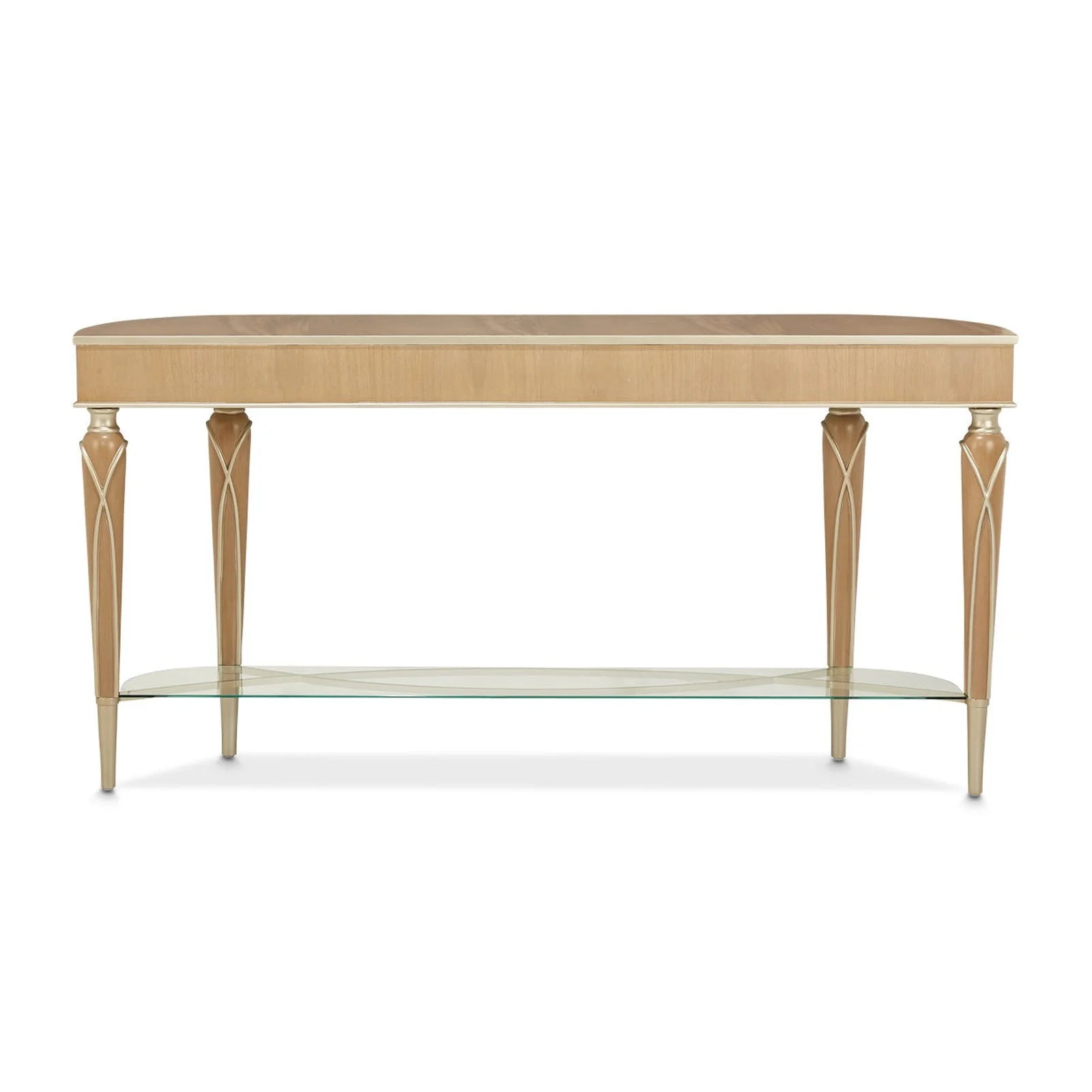 Michael Amini Villa Cherie Caramel Console Table - Image 6