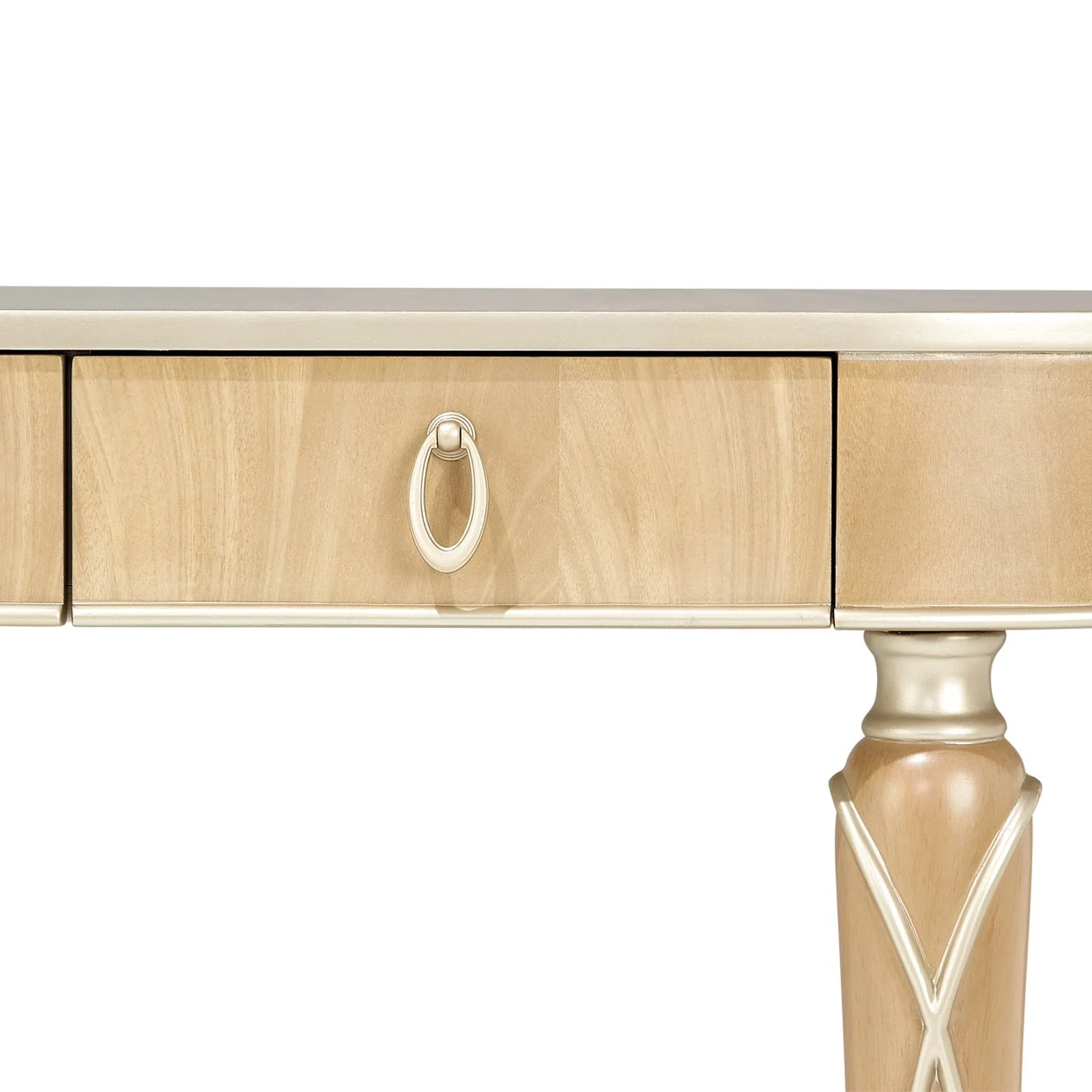 Michael Amini Villa Cherie Caramel Console Table - Image 8