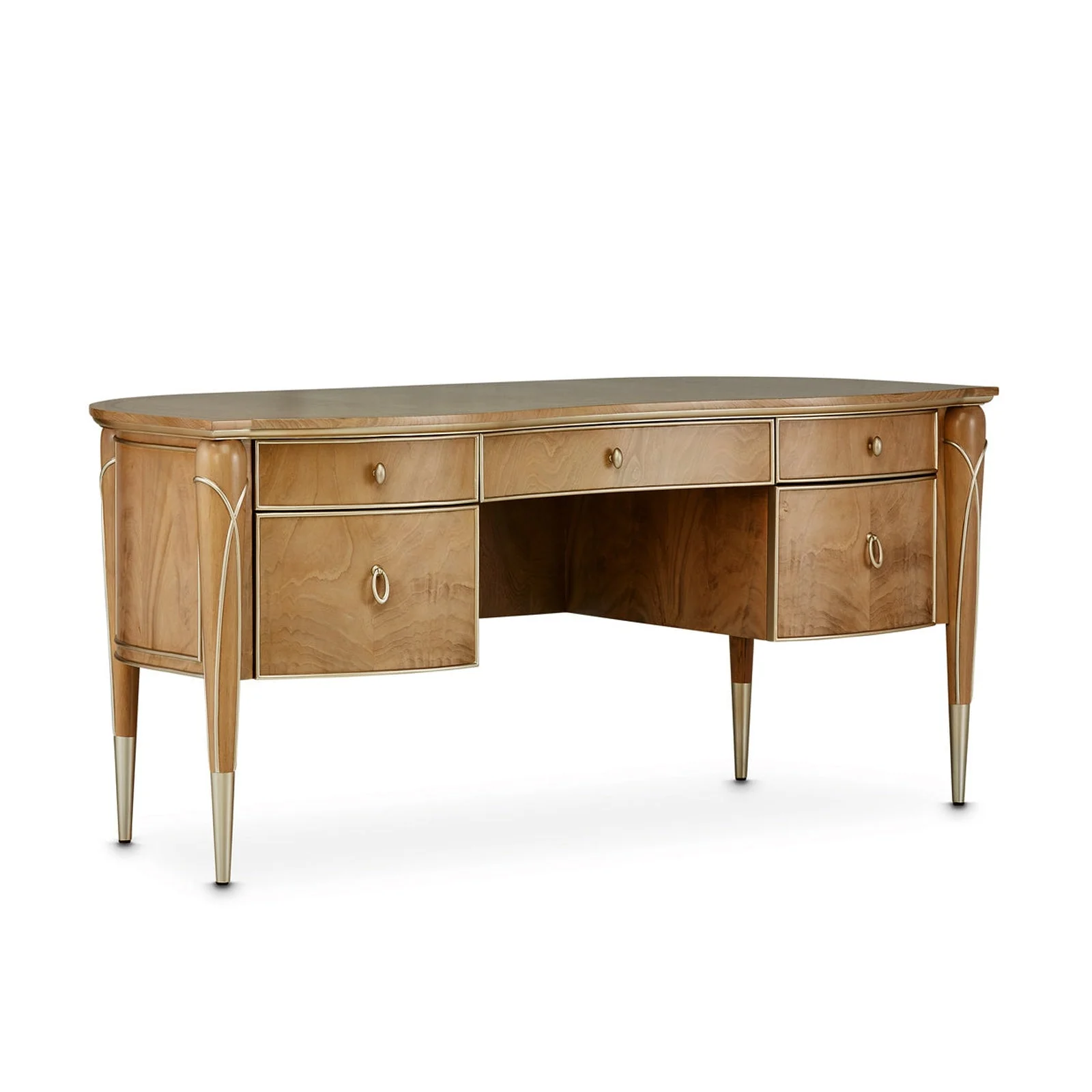 Michael Amini Villa Cherie Caramel Desk - Image 3