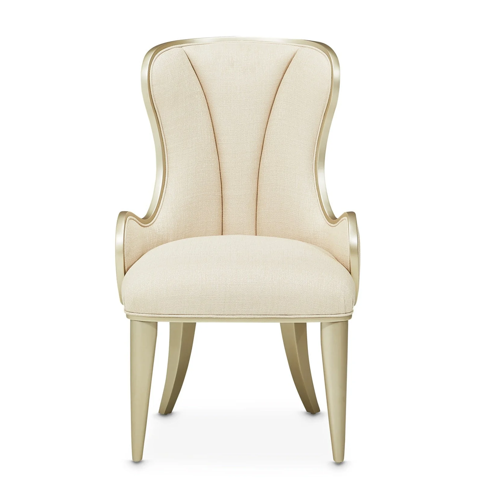 Michael Amini Villa Cherie Caramel Desk Chair - Image 4