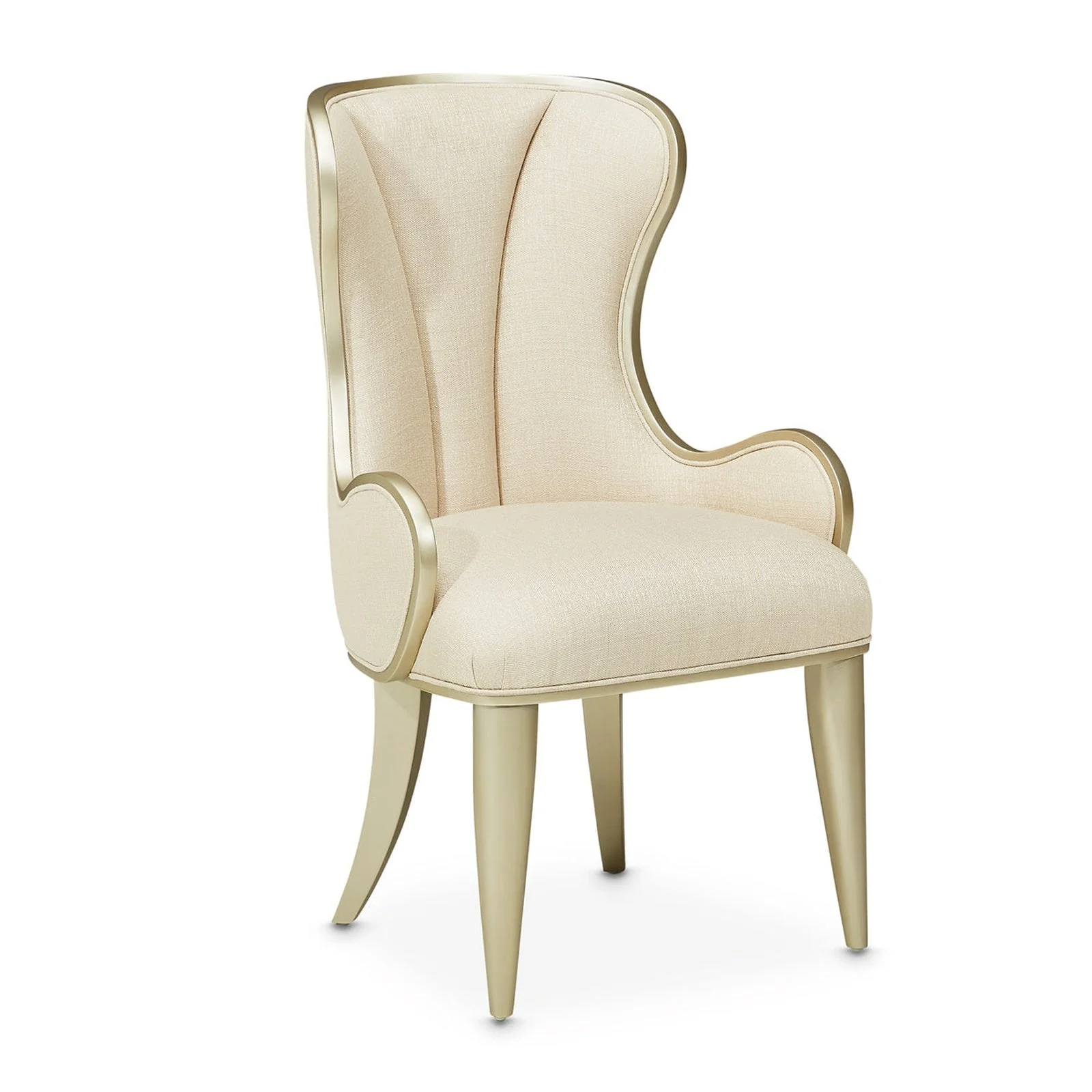 Michael Amini Villa Cherie Caramel Desk Chair - Image 5