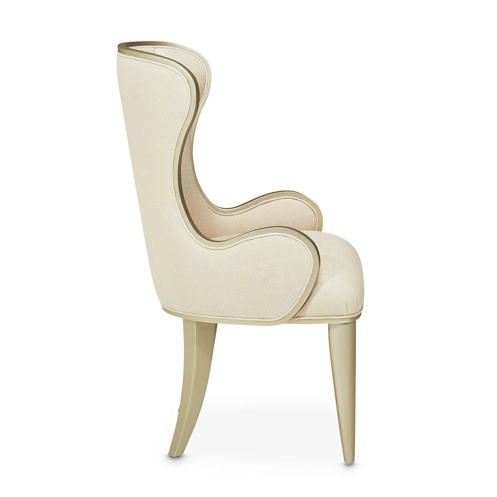 Michael Amini Villa Cherie Caramel Desk Chair - Image 6