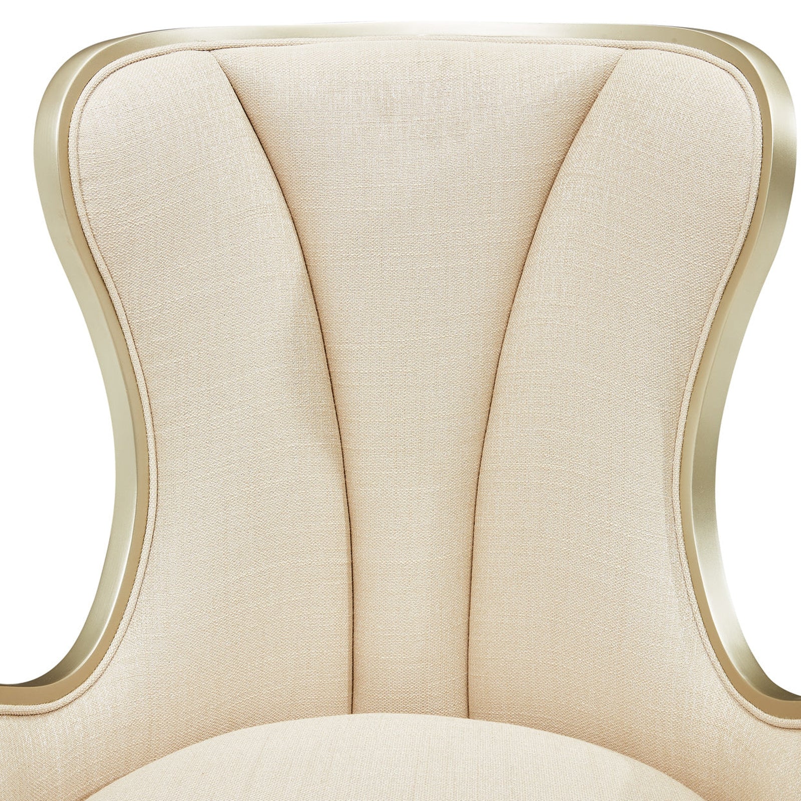 Michael Amini Villa Cherie Caramel Desk Chair - Image 9