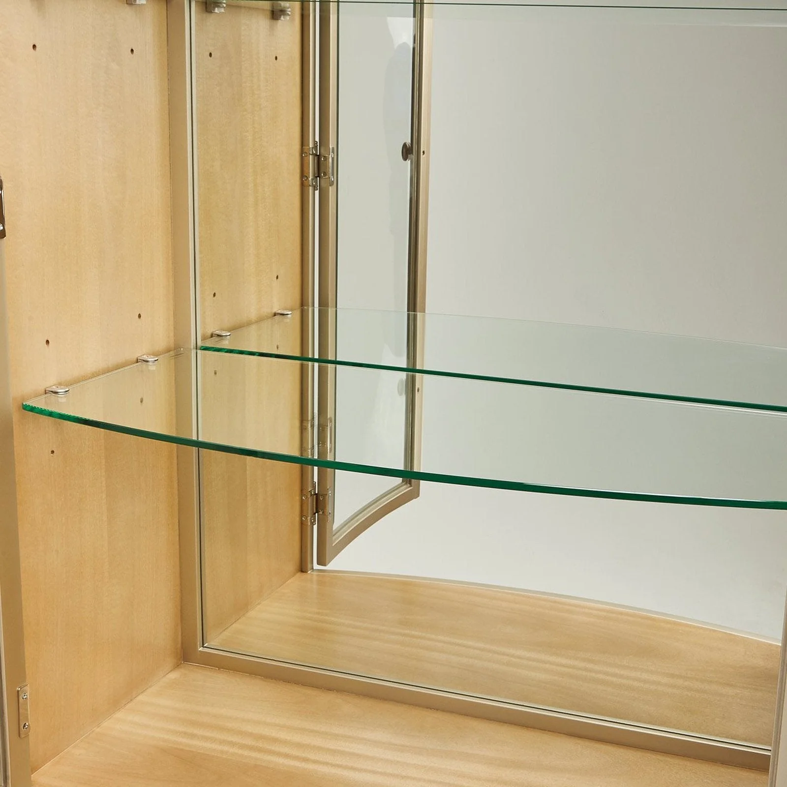 Michael Amini Villa Cherie Caramel Display Cabinet - Image 12
