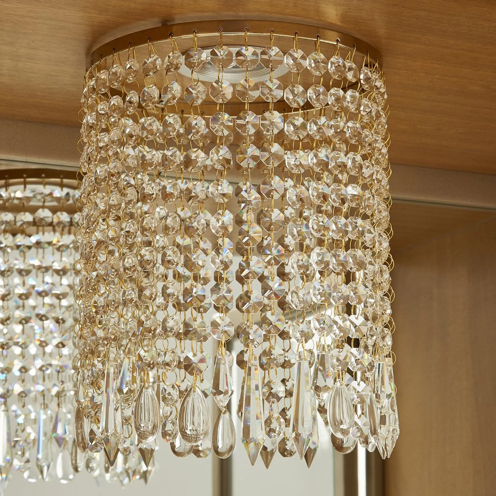 Michael Amini Villa Cherie Caramel Display Cabinet - Image 13