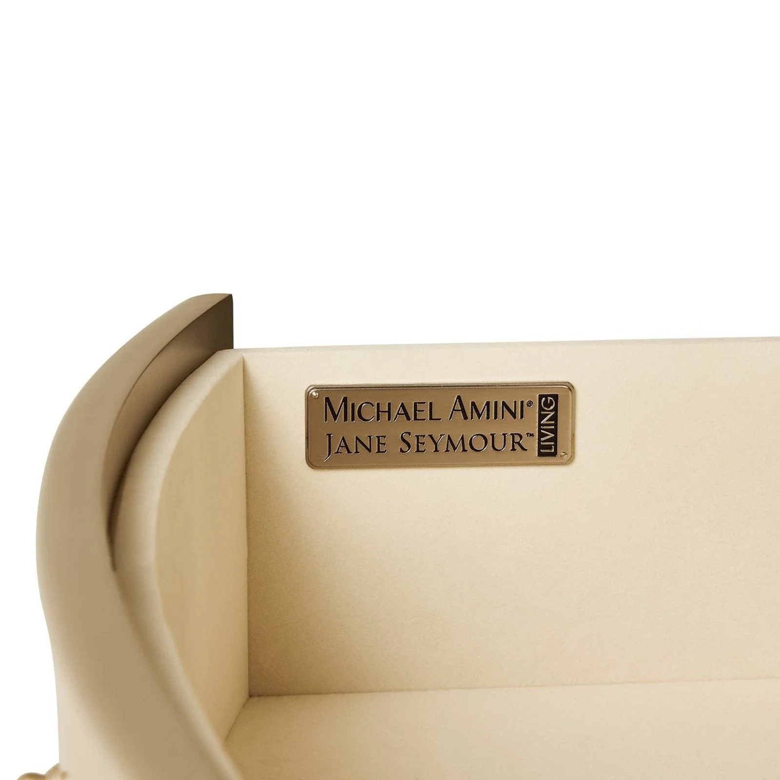 Michael Amini Villa Cherie Caramel Display Cabinet - Image 14