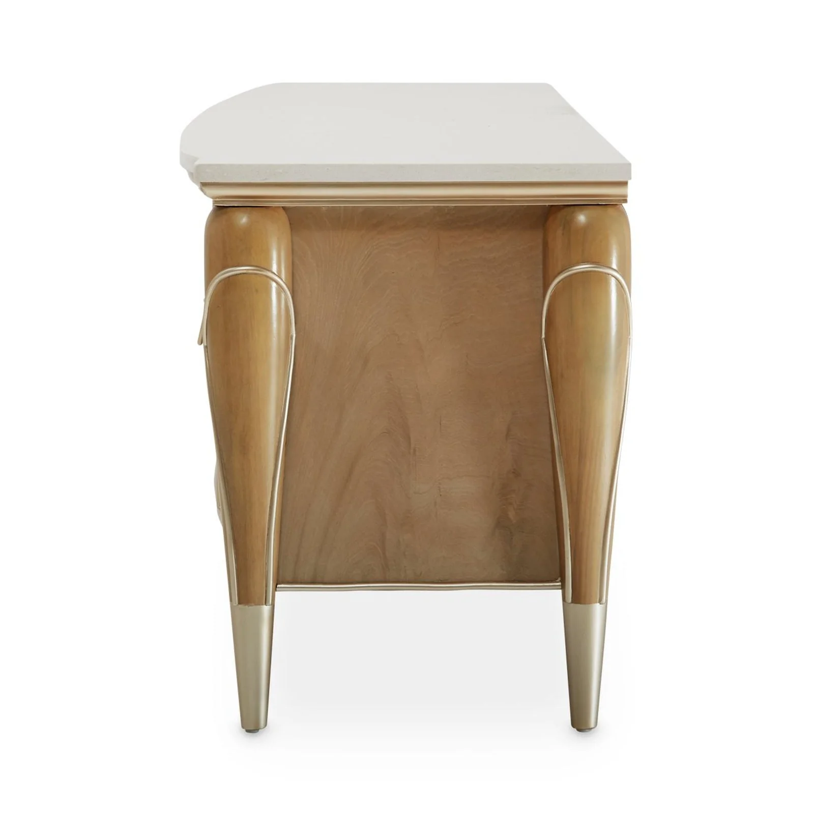 Michael Amini Villa Cherie Caramel Media Cabinet - Image 3