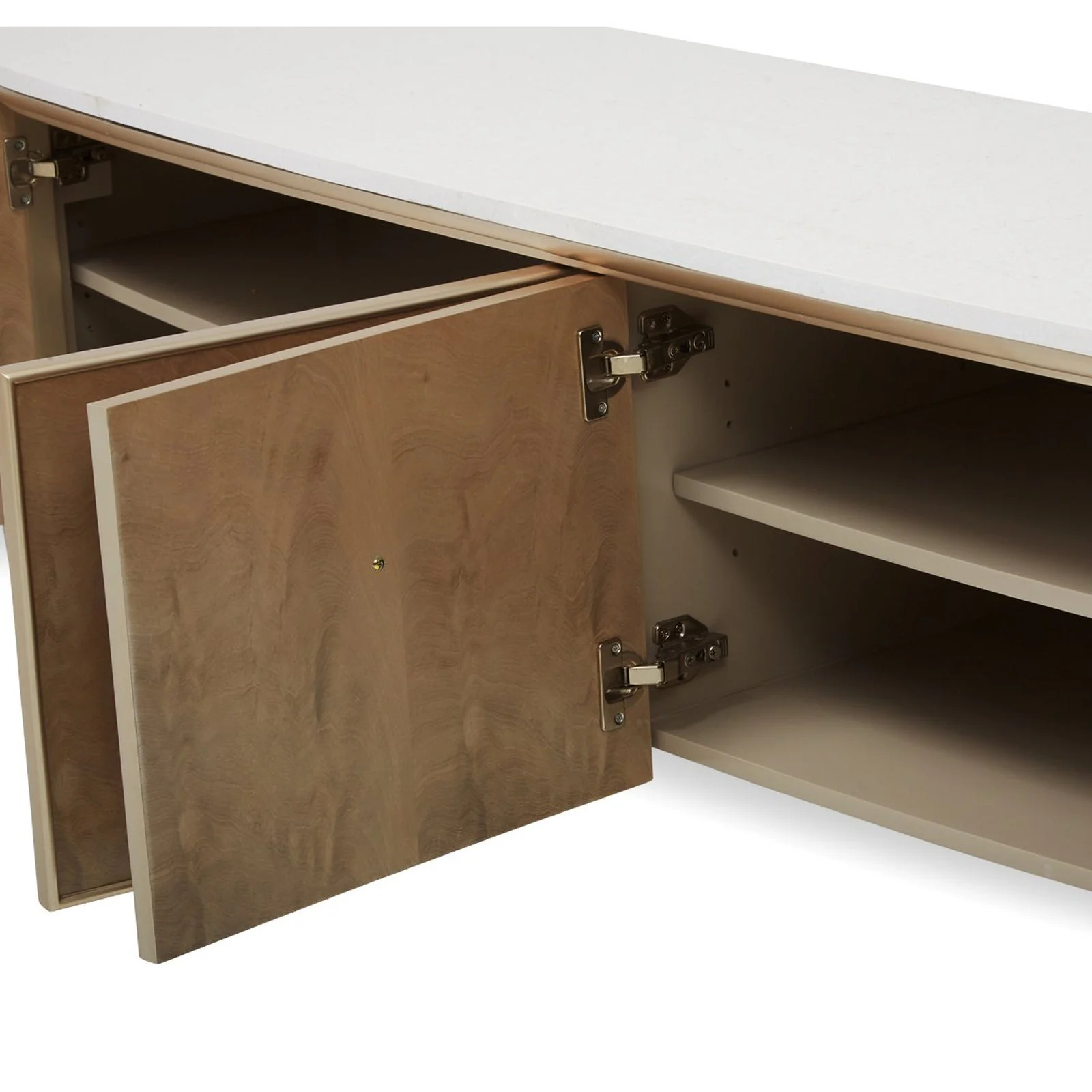 Michael Amini Villa Cherie Caramel Media Cabinet - Image 4