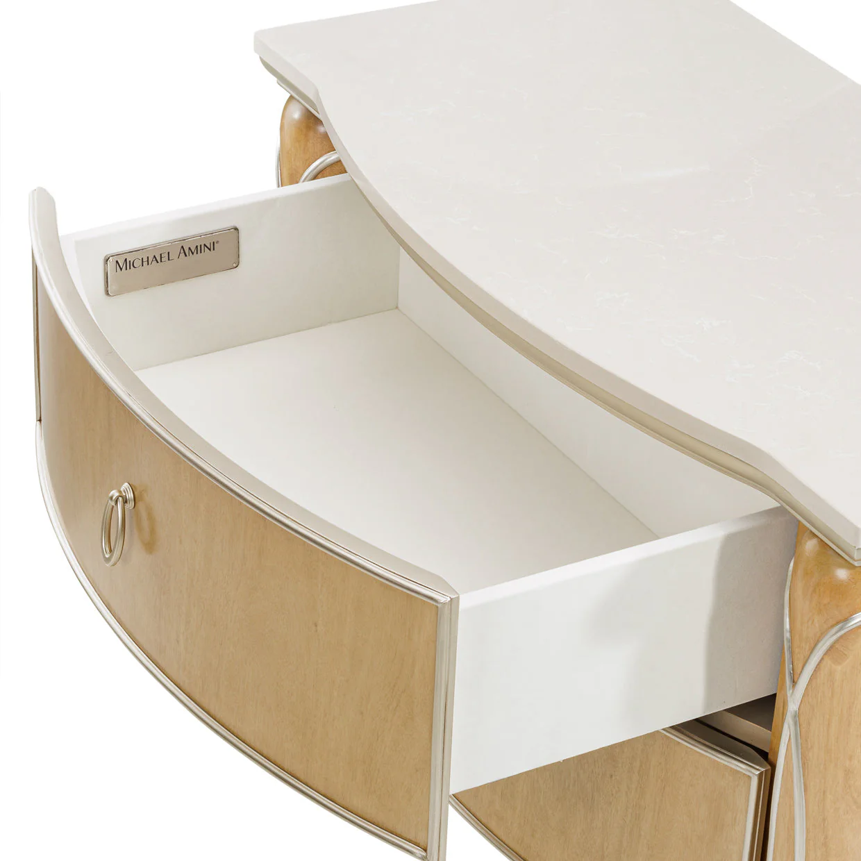 Michael Amini Villa Cherie Caramel Nightstand - Image 13