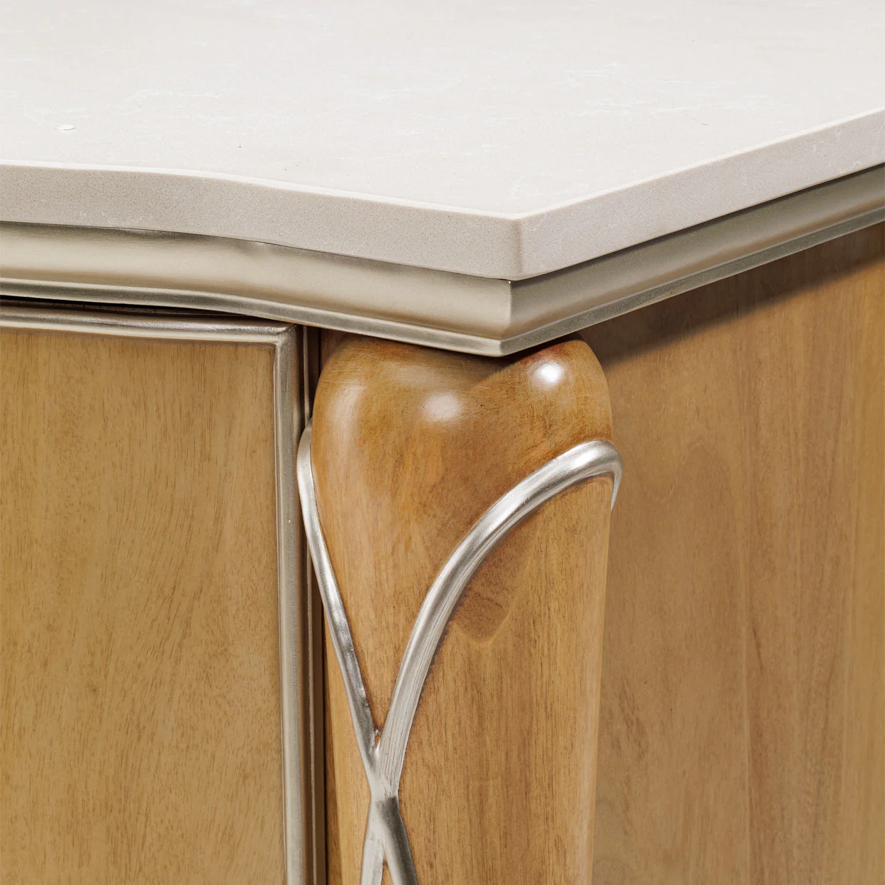 Michael Amini Villa Cherie Caramel Nightstand - Image 15