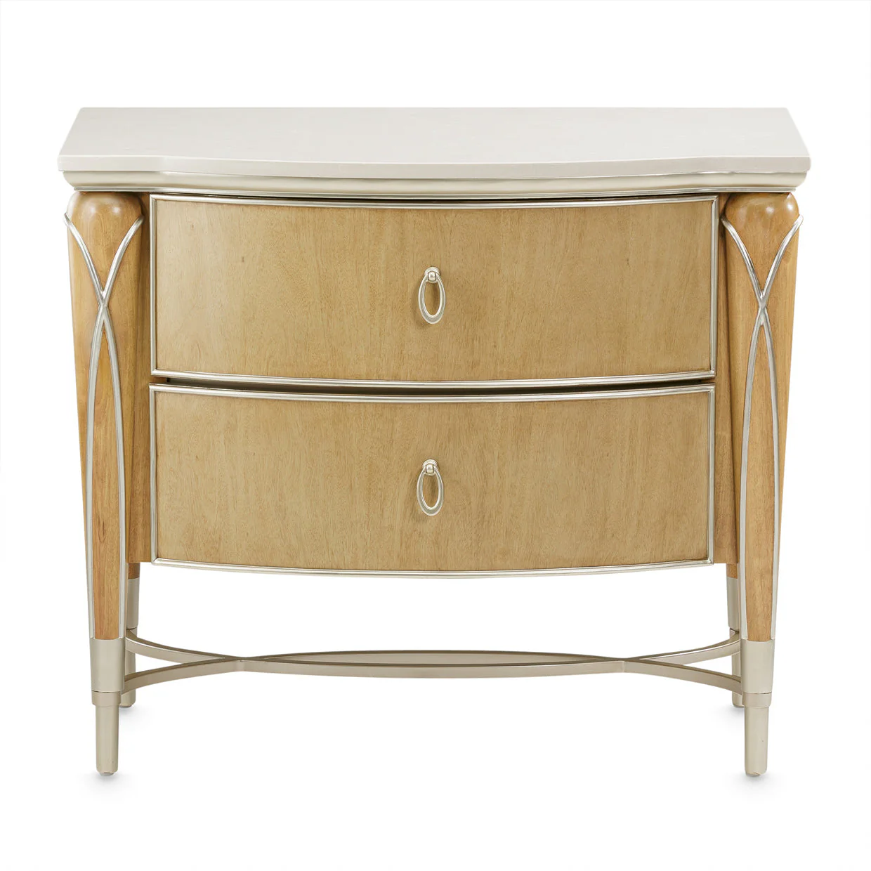 Michael Amini Villa Cherie Caramel Nightstand - Image 6