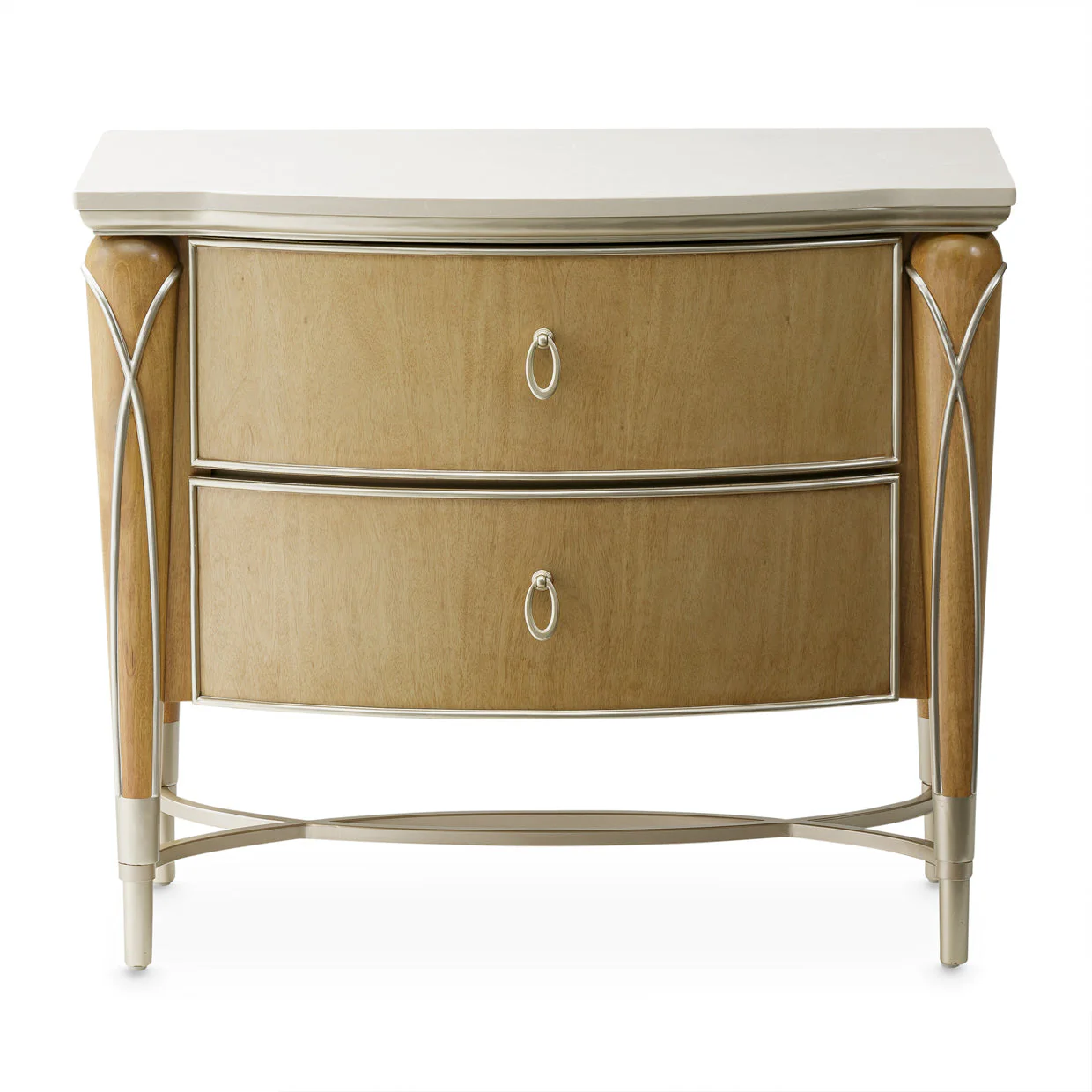 Michael Amini Villa Cherie Caramel Nightstand - Image 7