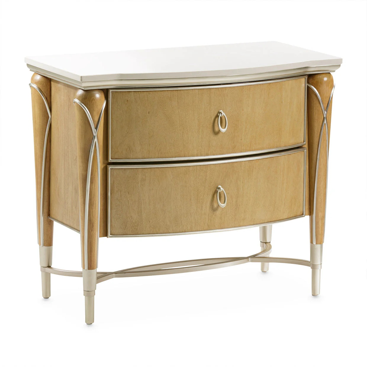 Michael Amini Villa Cherie Caramel Nightstand - Image 9