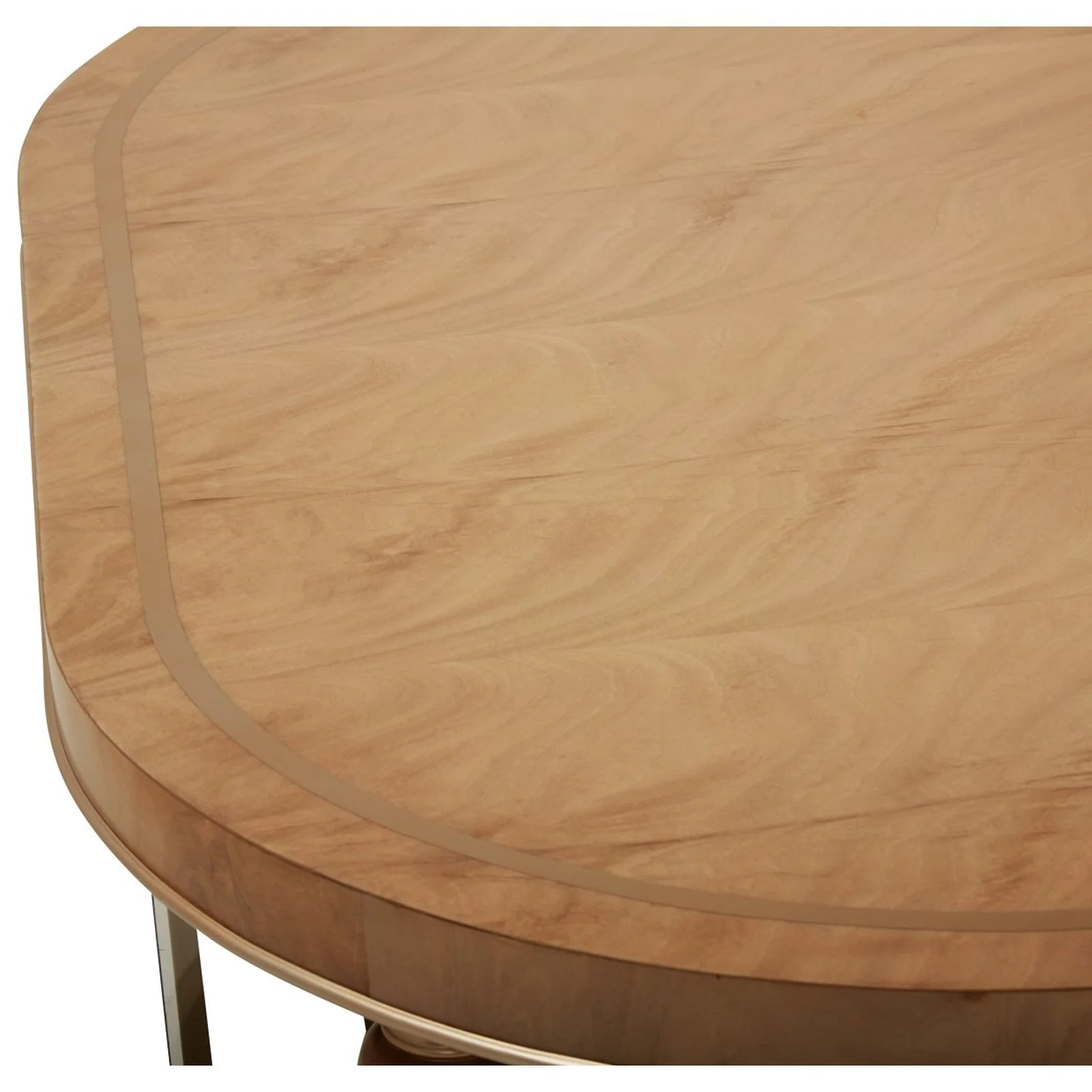 Michael Amini Villa Cherie Caramel Oval Cocktail Table - Image 6