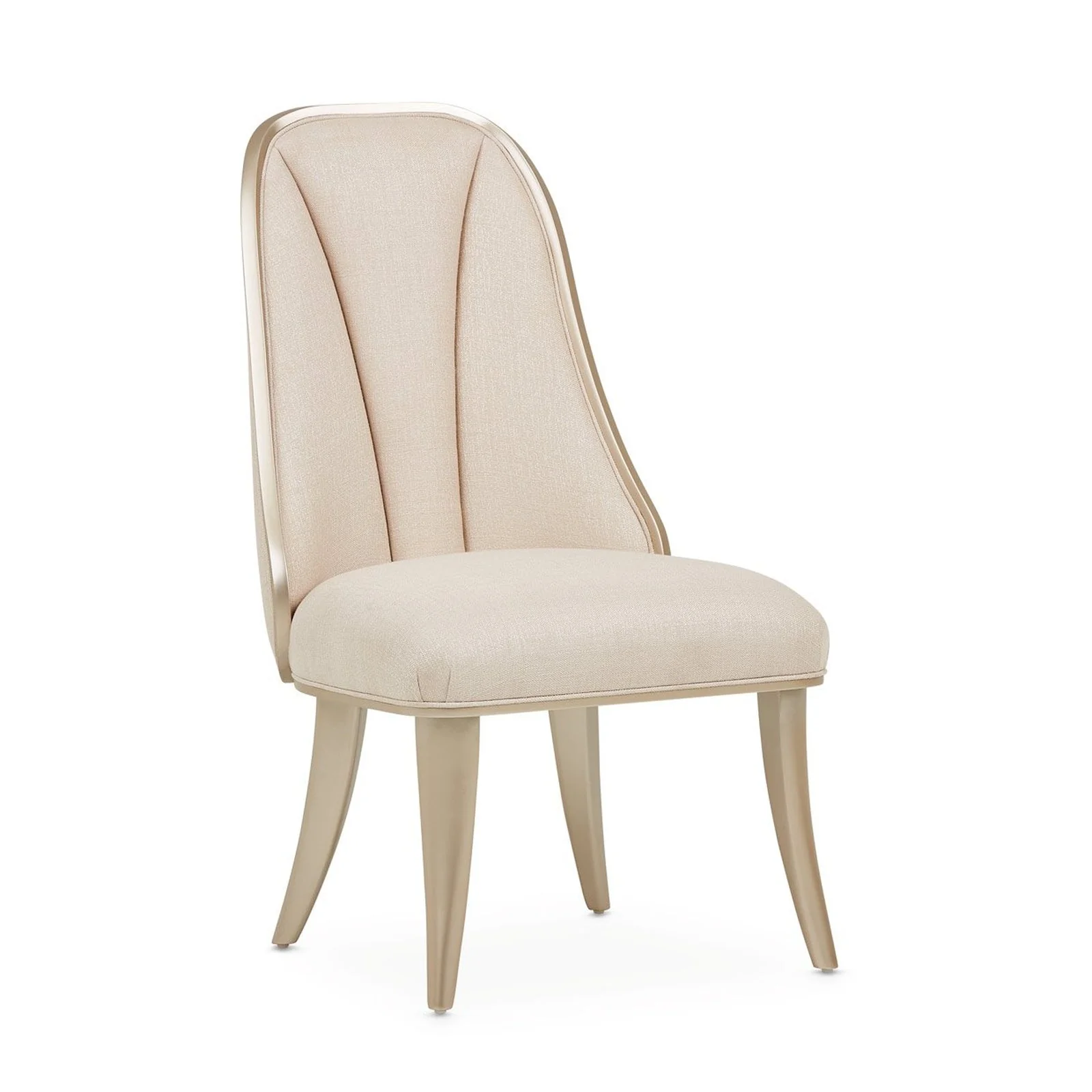 Michael Amini Villa Cherie Caramel Side Chair - Set of 2 - Image 5