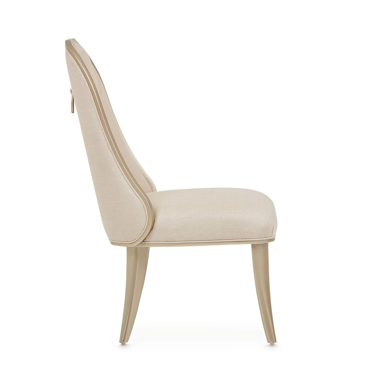 Michael Amini Villa Cherie Caramel Side Chair - Set of 2 - Image 6