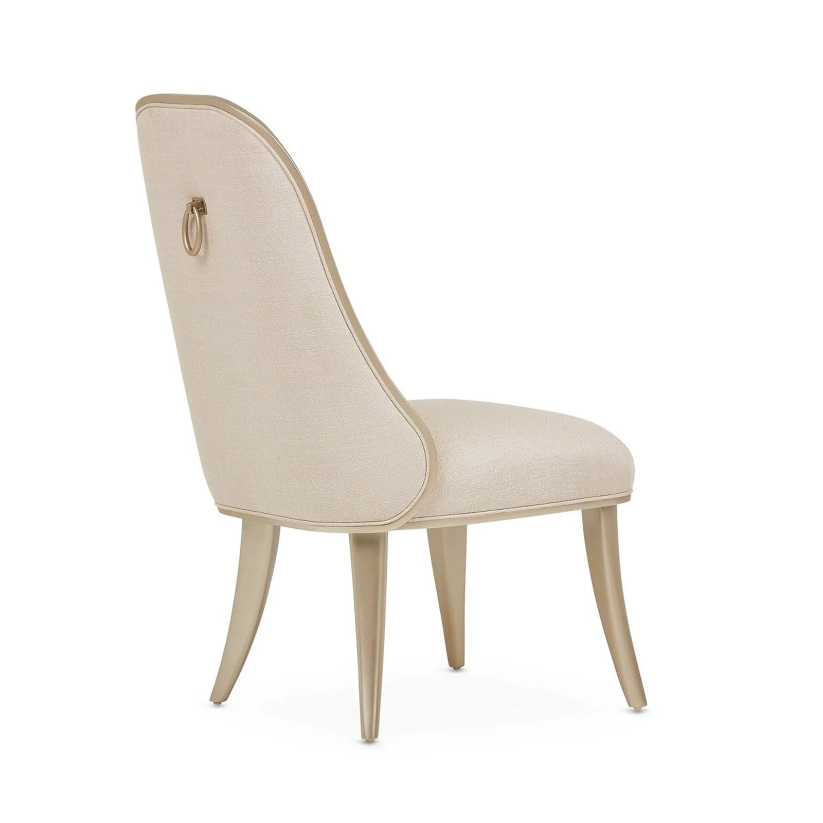 Michael Amini Villa Cherie Caramel Side Chair - Set of 2 - Image 7