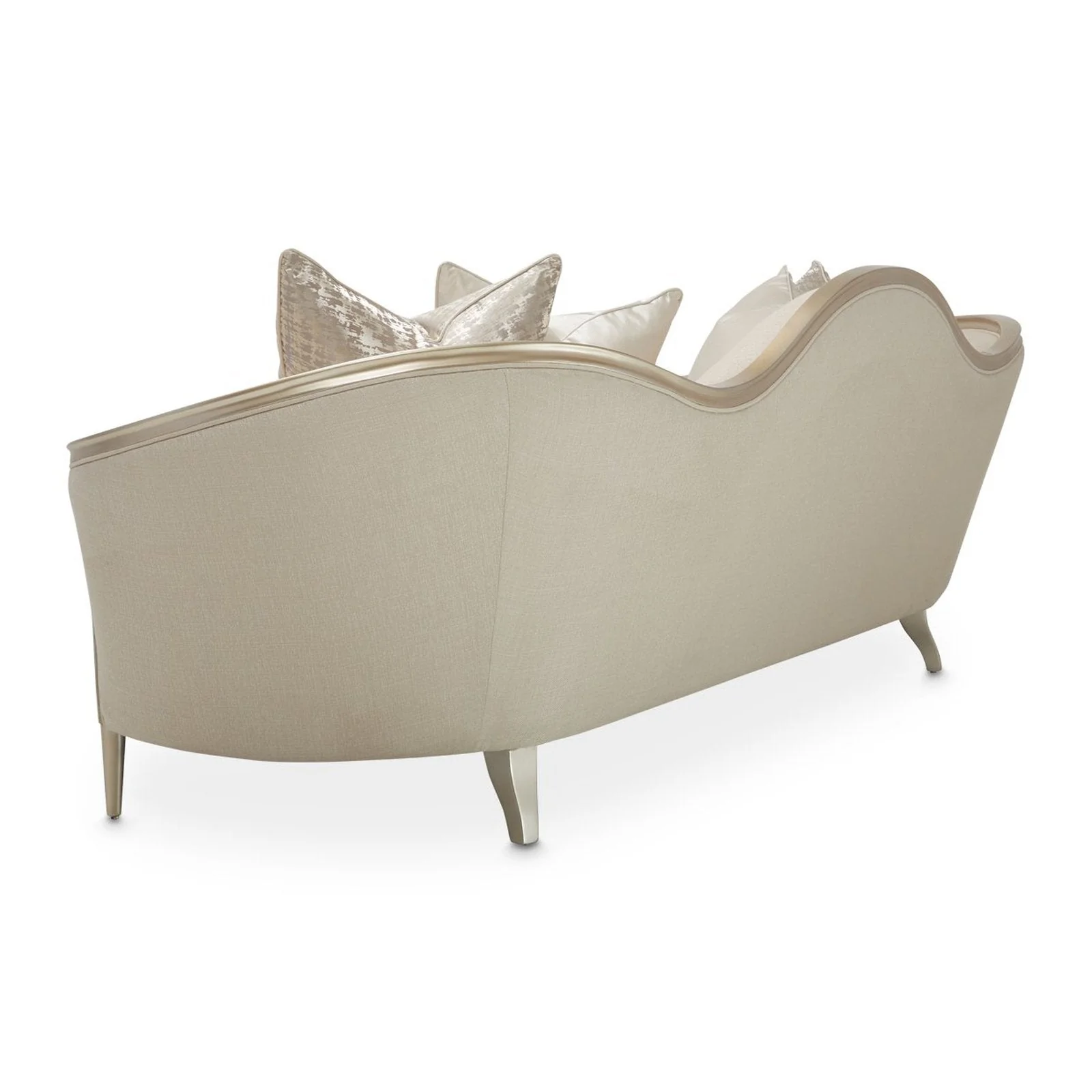 Michael Amini Villa Cherie Caramel Sofa - Image 7