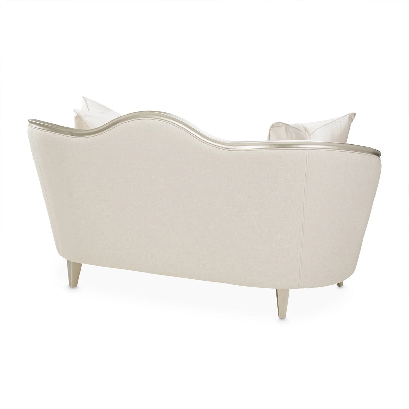 Michael Amini Villa Cherie Caramel Loveseat - Image 5