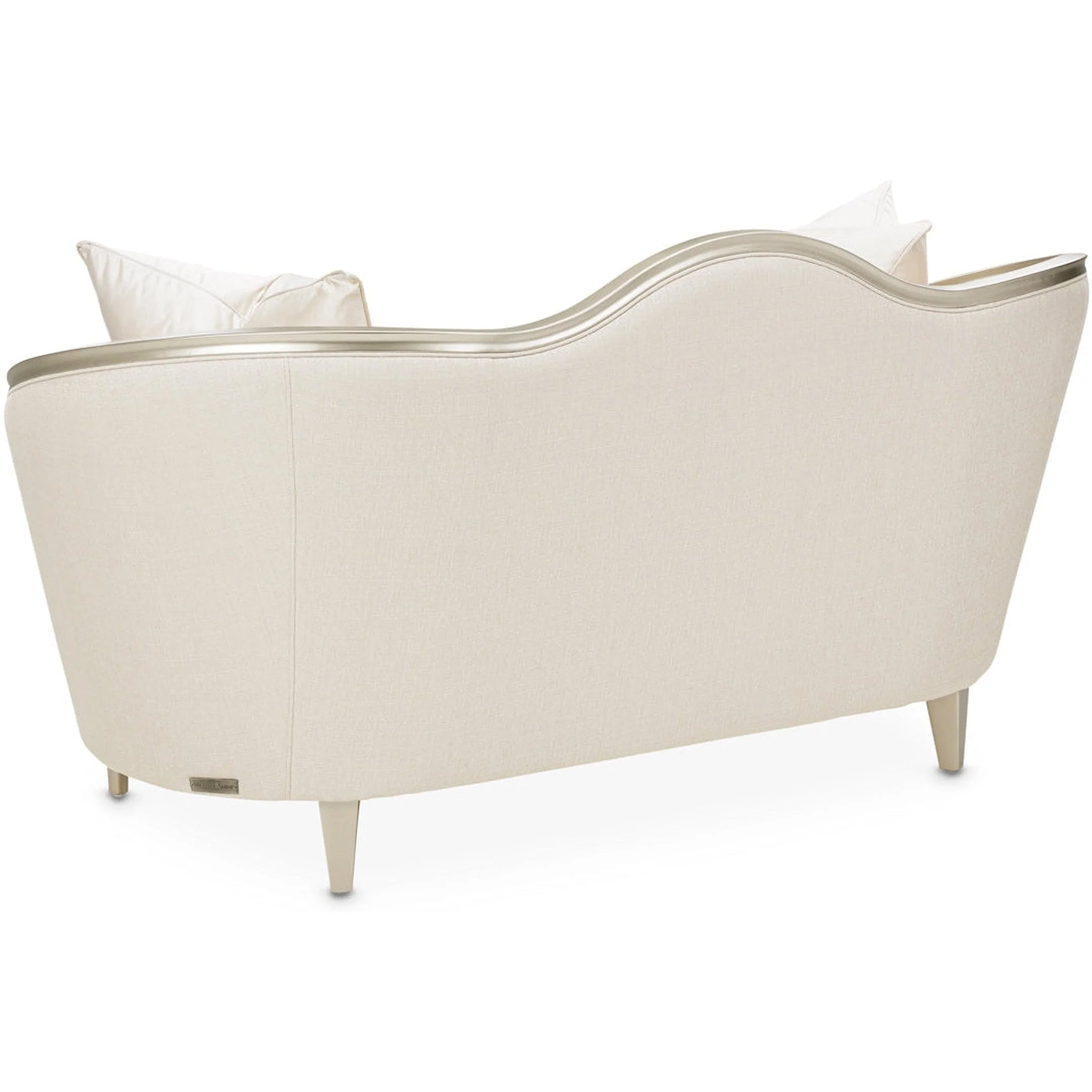 Michael Amini Villa Cherie Caramel Loveseat - Image 7