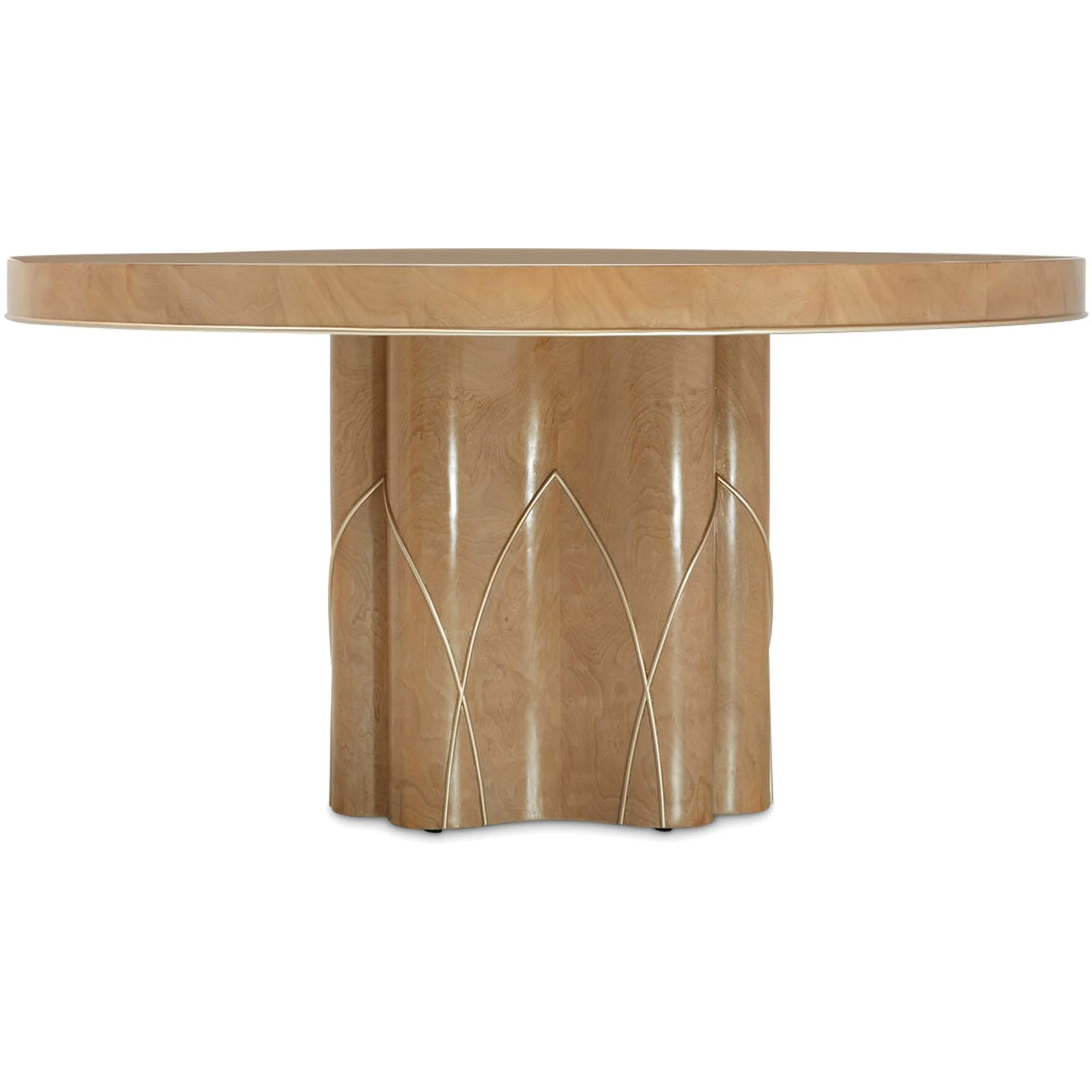 Michael Amini Villa Cherie Caramel Round Dining Table - Image 2