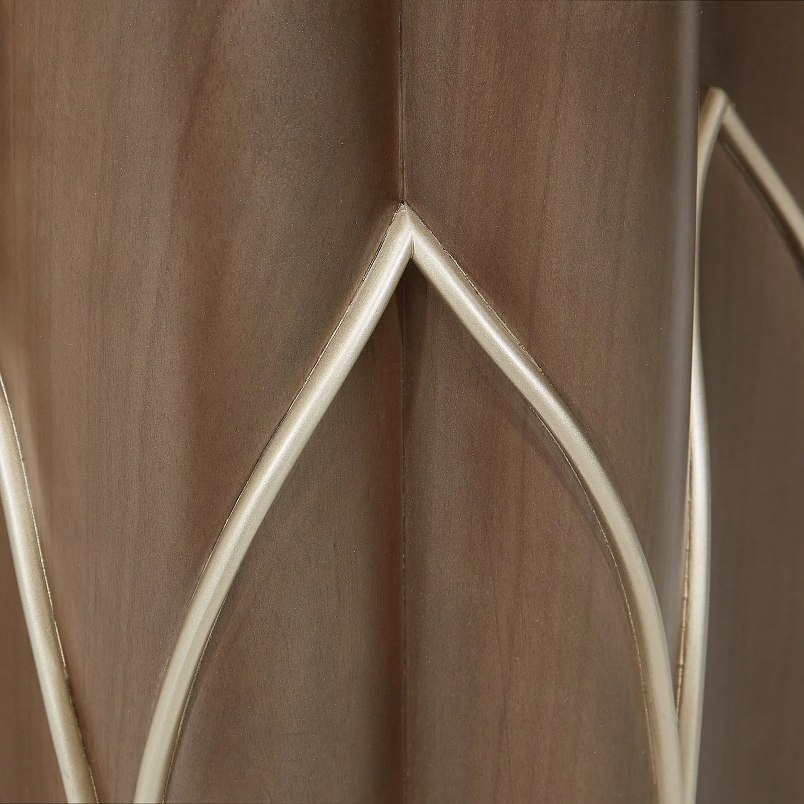 Michael Amini Villa Cherie Hazelnut Side Table - Image 8