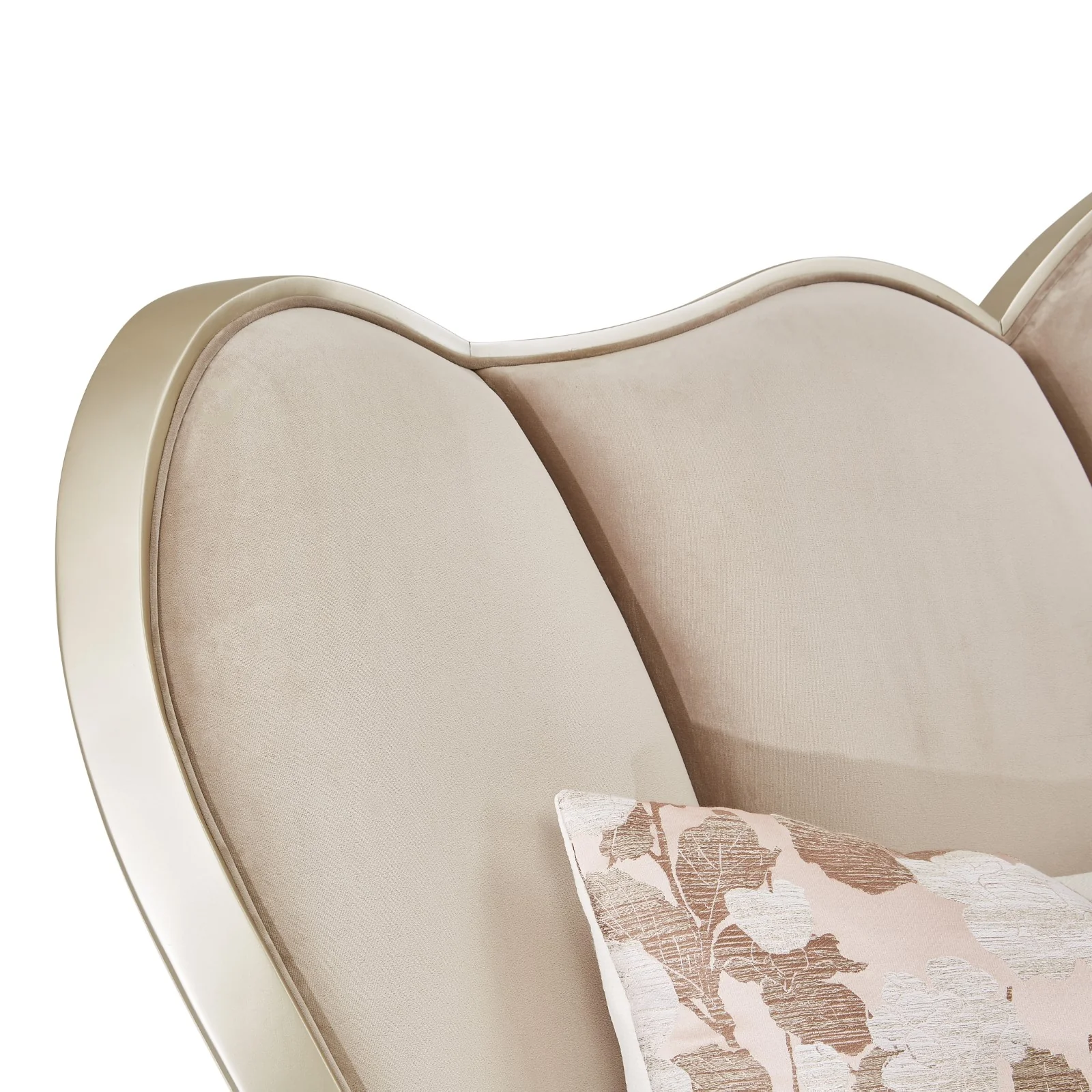 Michael Amini Villa Cherie Tufted Upholstered Bed - Image 13