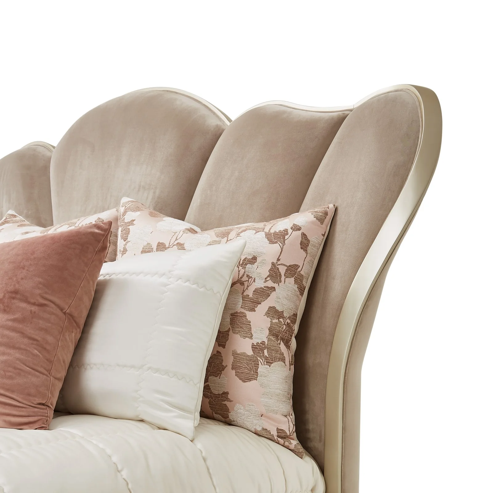 Michael Amini Villa Cherie Tufted Upholstered Bed - Image 14