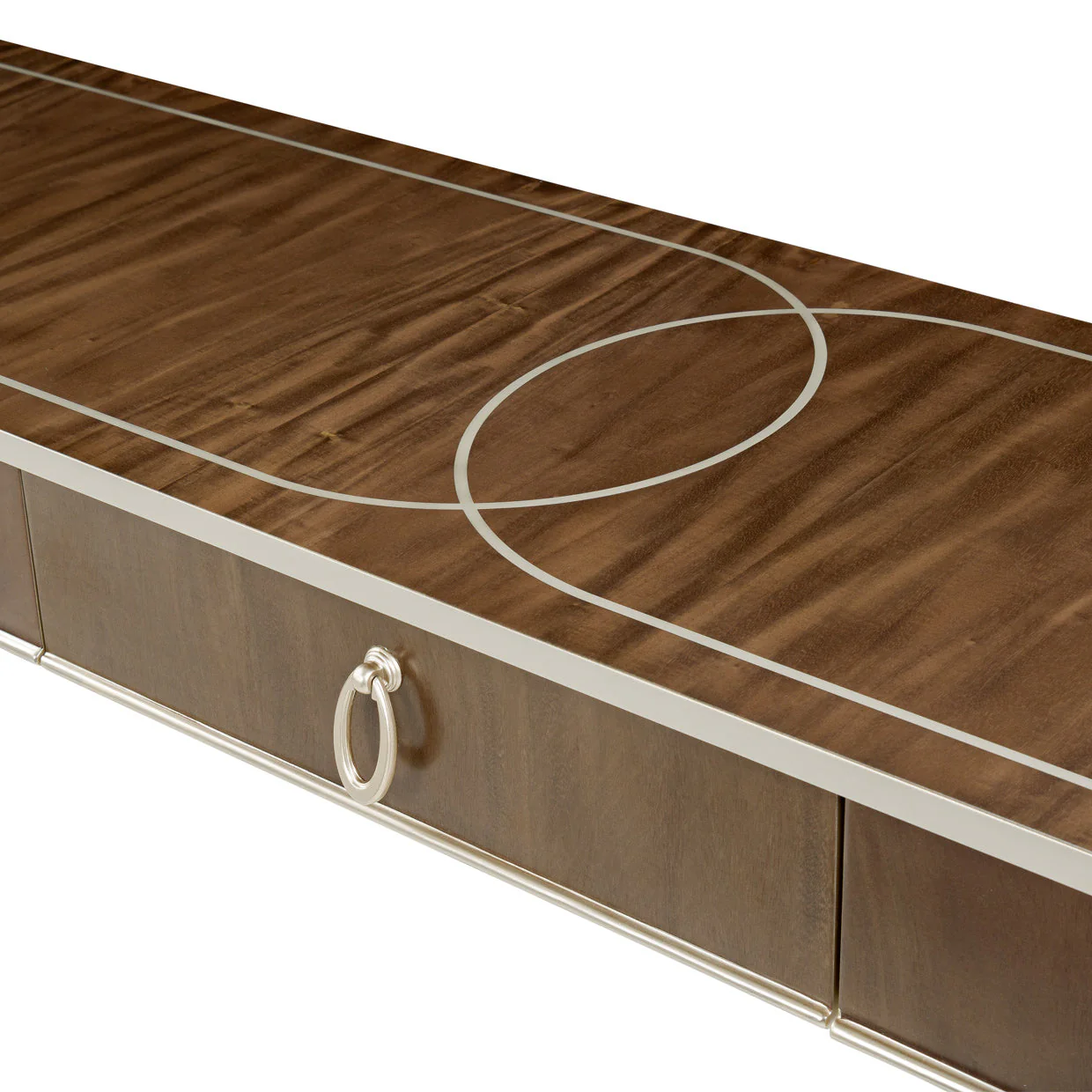 Michael Amini Villa Cherie Hazelnut Console Table - Image 10