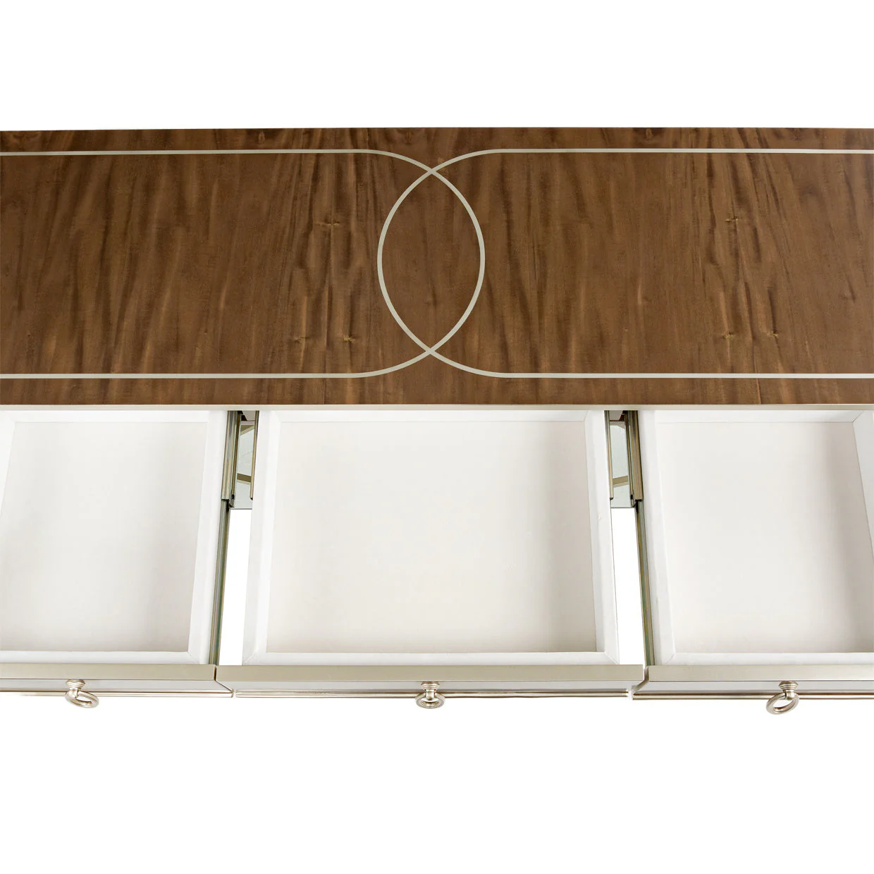 Michael Amini Villa Cherie Hazelnut Console Table - Image 11