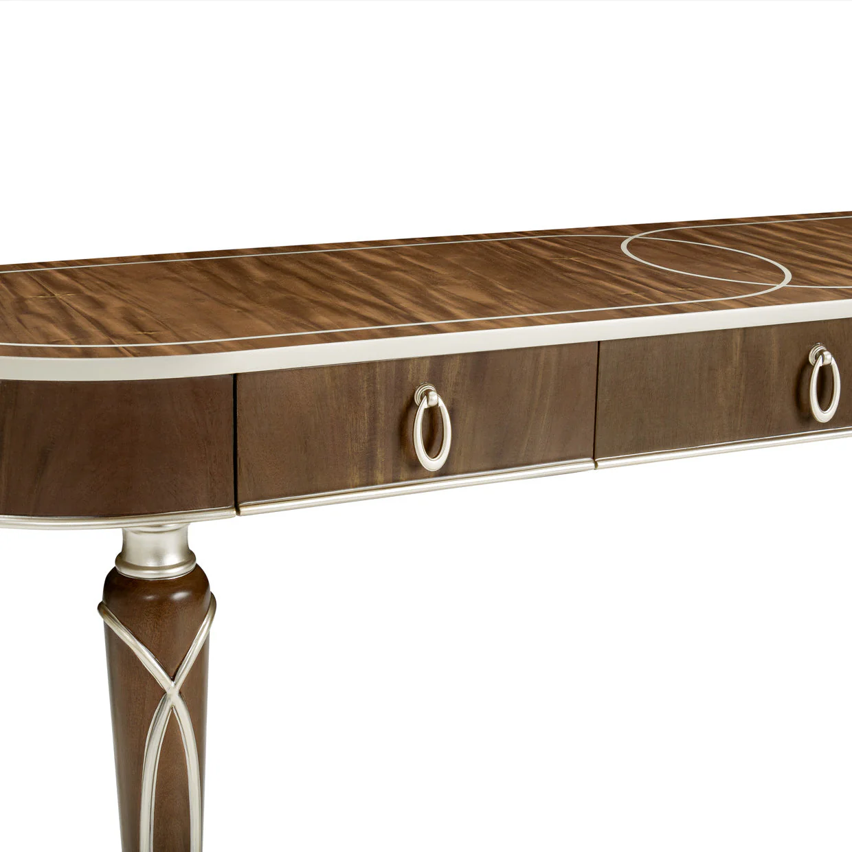 Michael Amini Villa Cherie Hazelnut Console Table - Image 12