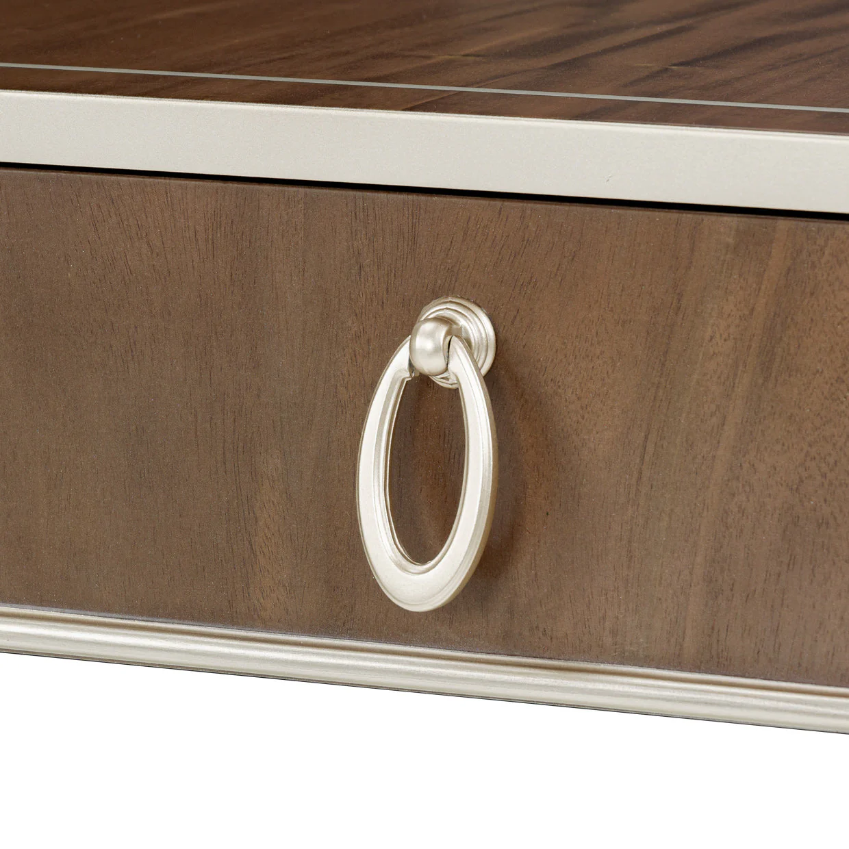 Michael Amini Villa Cherie Hazelnut Console Table - Image 14