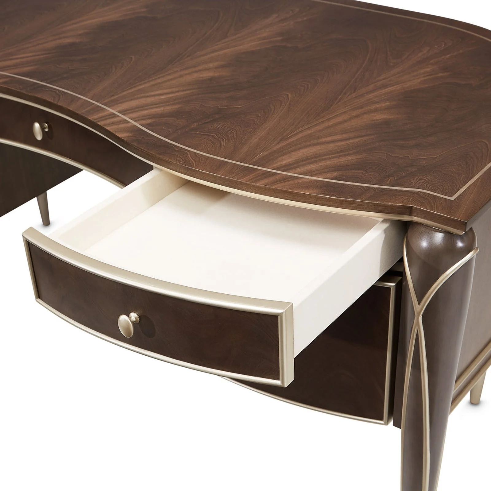 Michael Amini Villa Cherie Hazelnut Desk - Image 18