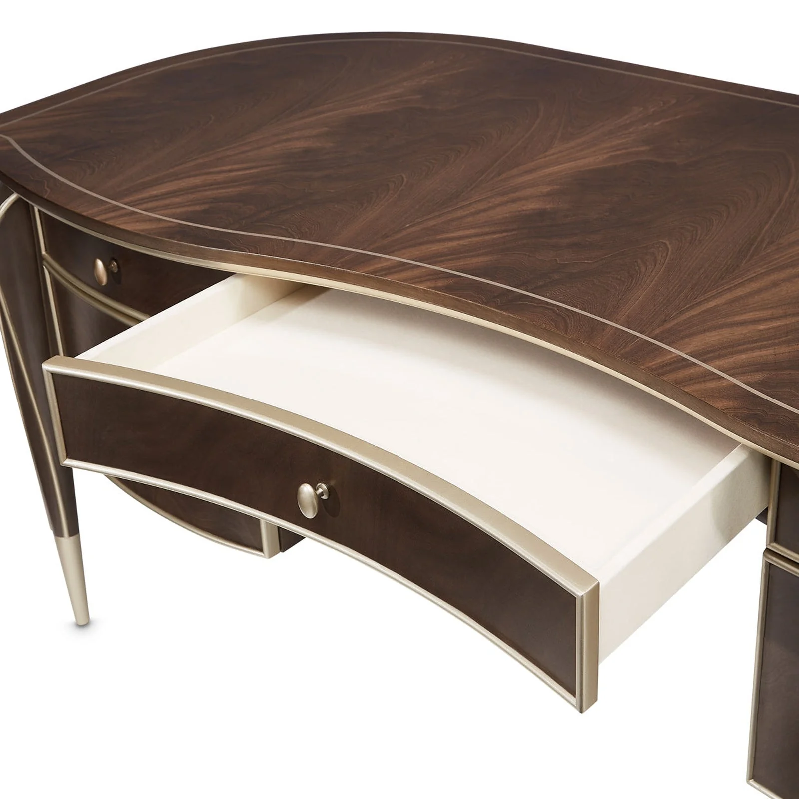Michael Amini Villa Cherie Hazelnut Desk - Image 19