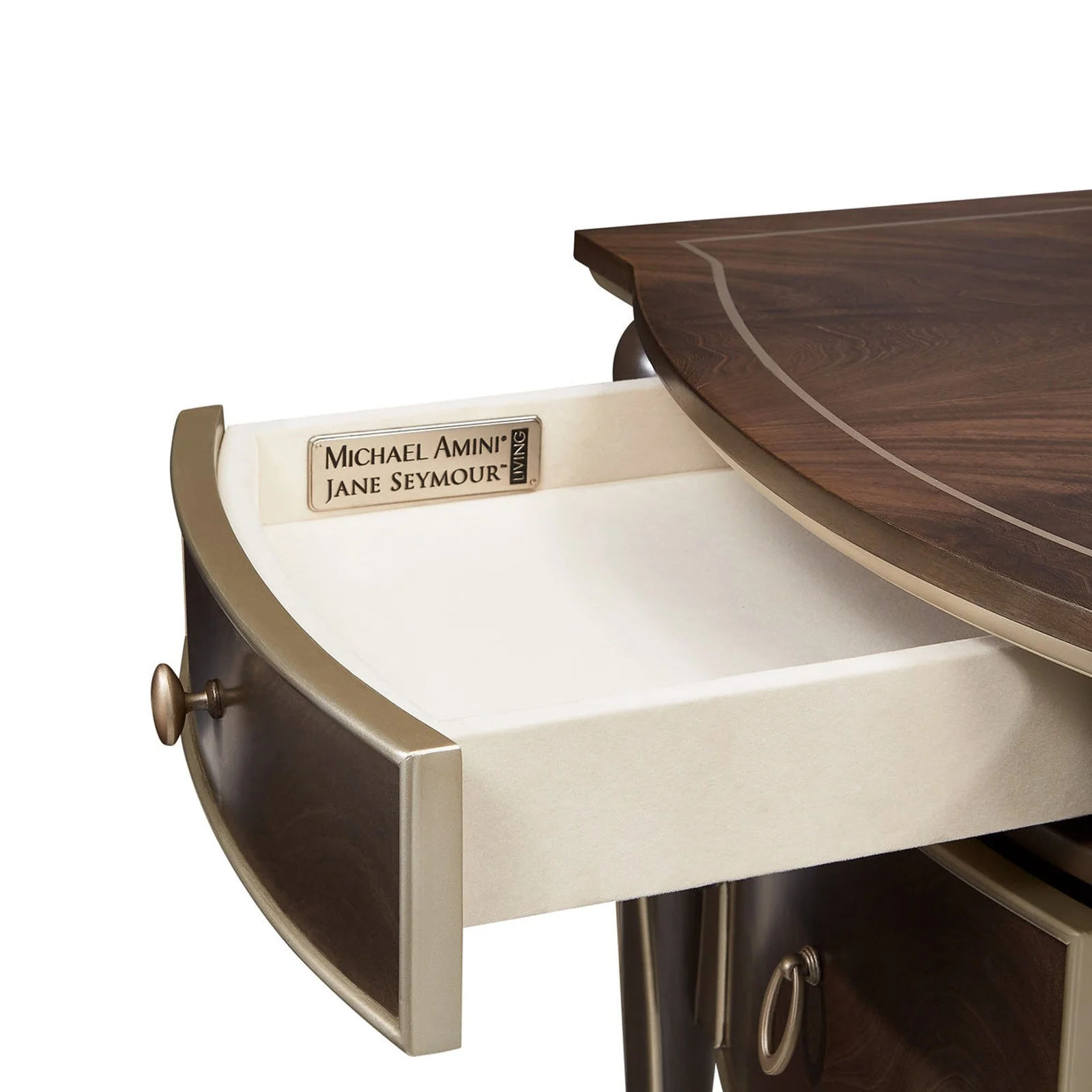 Michael Amini Villa Cherie Hazelnut Desk - Image 20