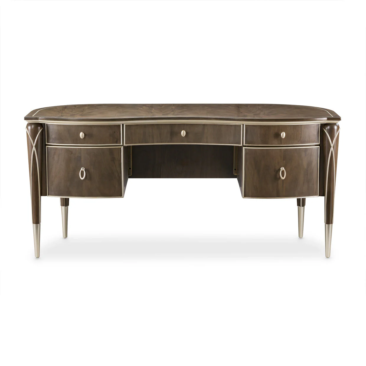 Michael Amini Villa Cherie Hazelnut Desk - Image 4