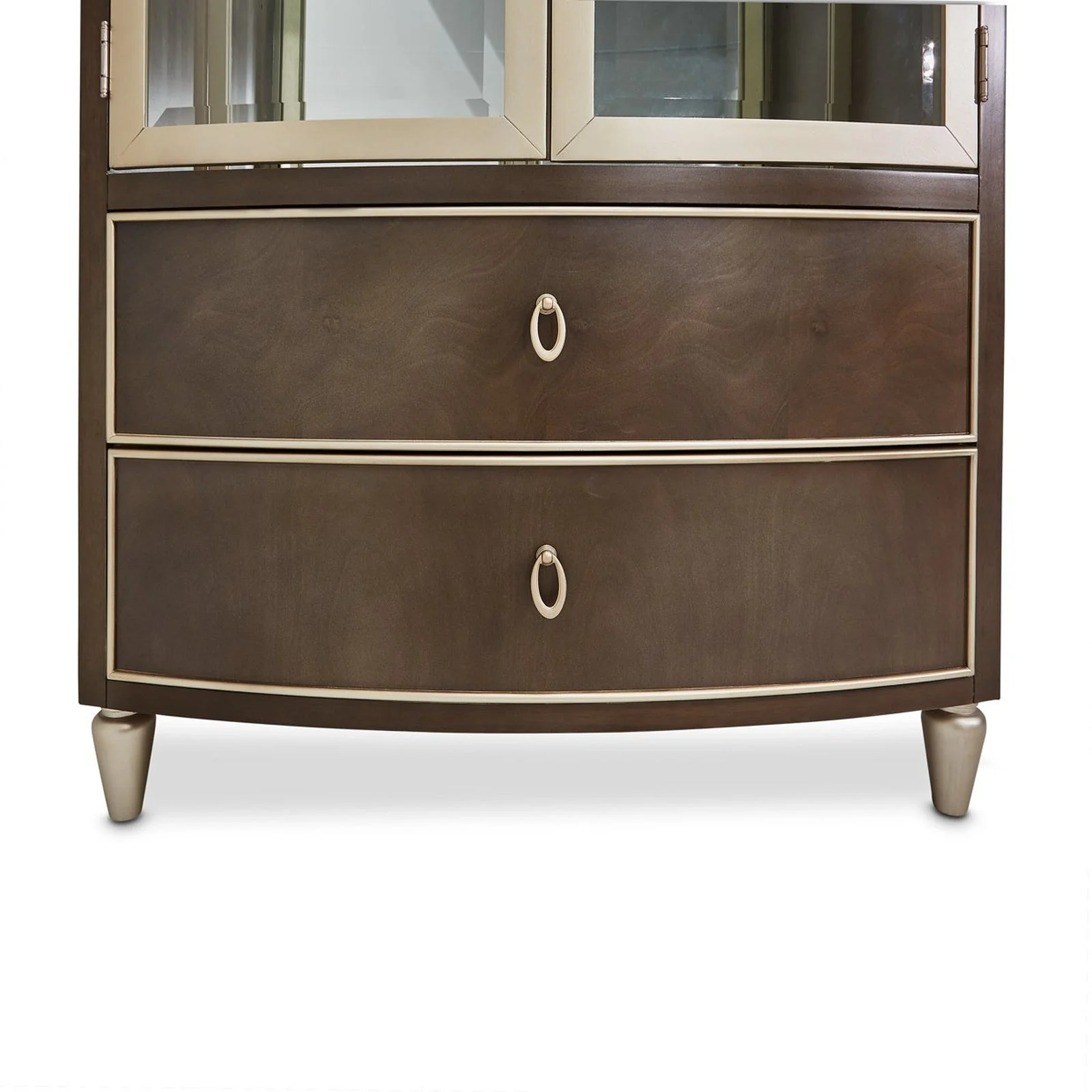 Michael Amini Villa Cherie Hazelnut Display Cabinet - Image 11