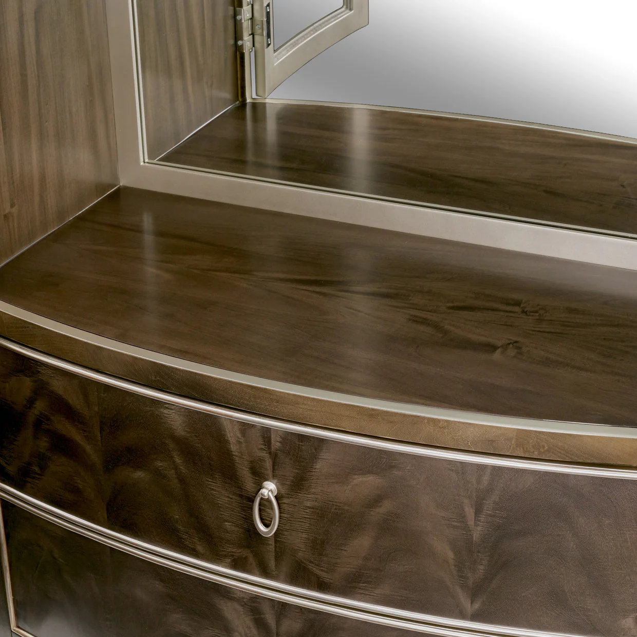 Michael Amini Villa Cherie Hazelnut Display Cabinet - Image 13