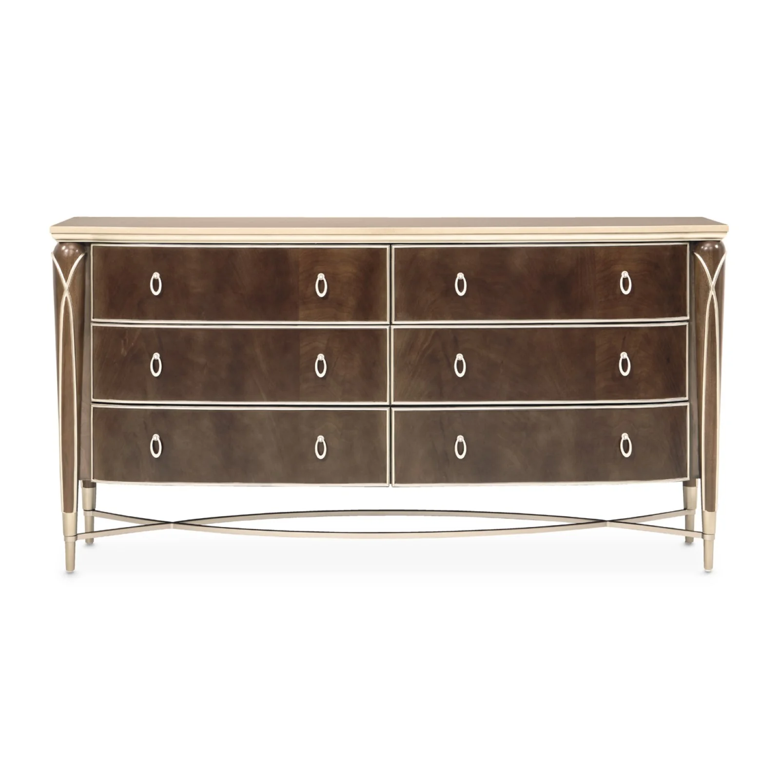Michael Amini Villa Cherie Dresser - Hazelnut - Image 2