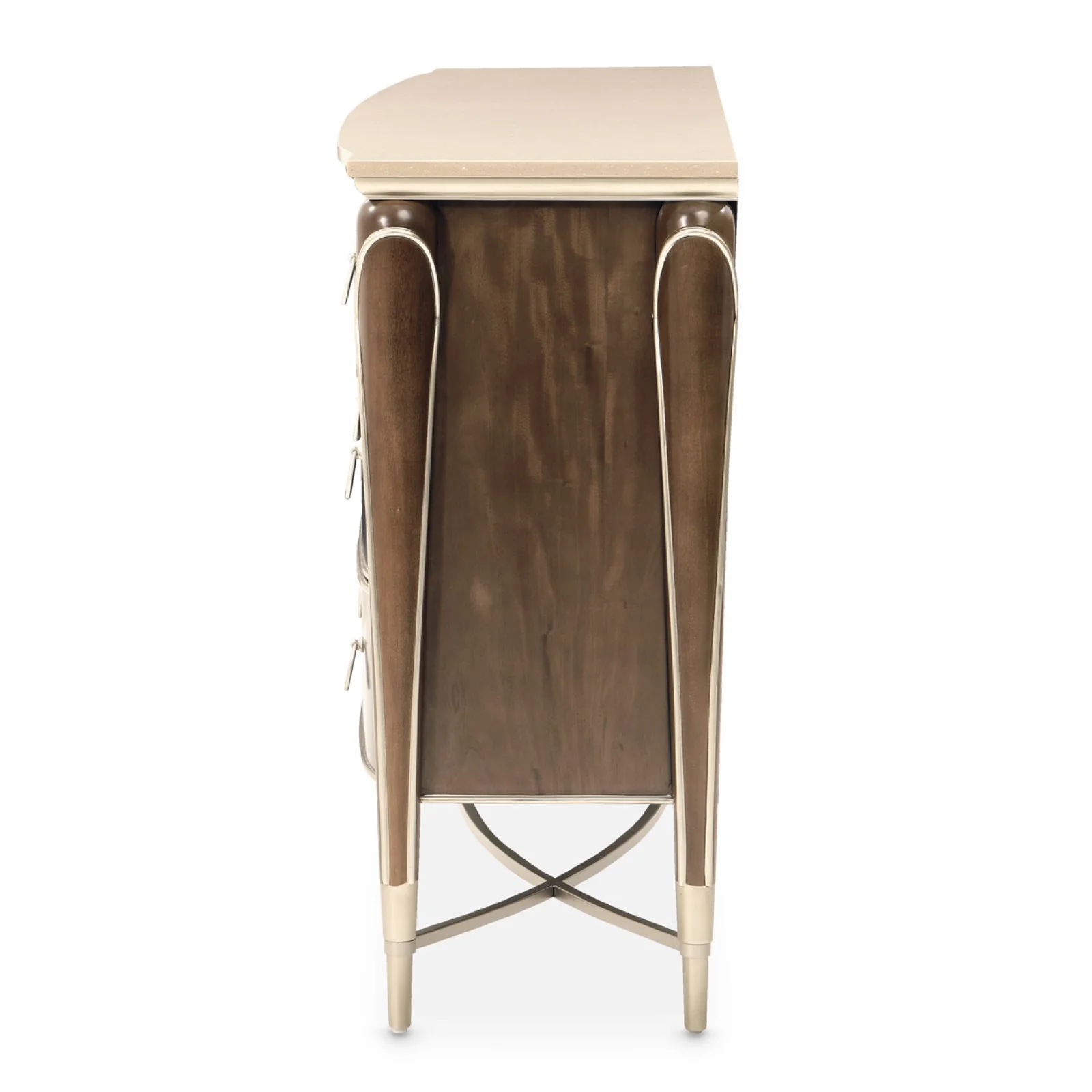Michael Amini Villa Cherie Dresser - Hazelnut - Image 3