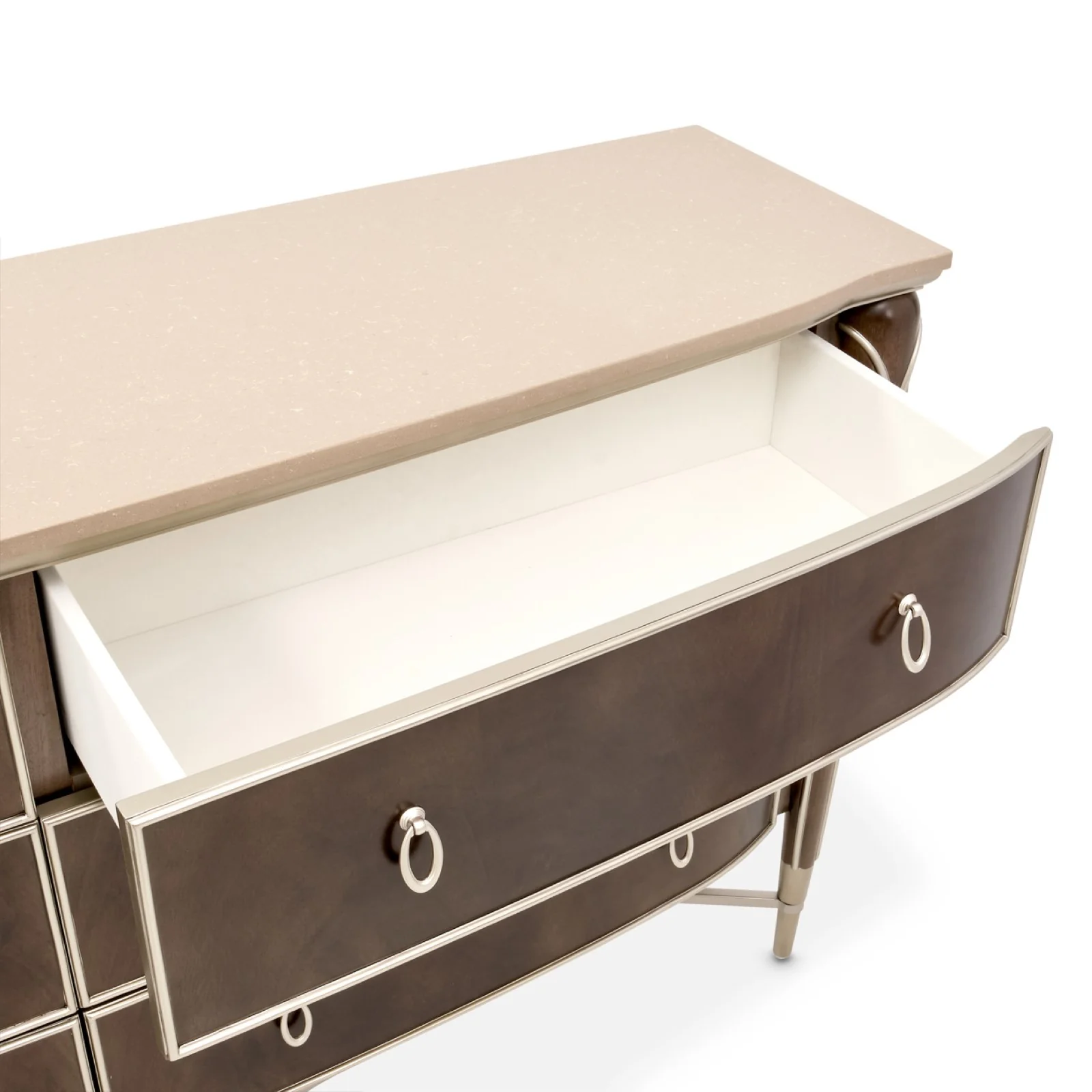 Michael Amini Villa Cherie Dresser - Hazelnut - Image 5