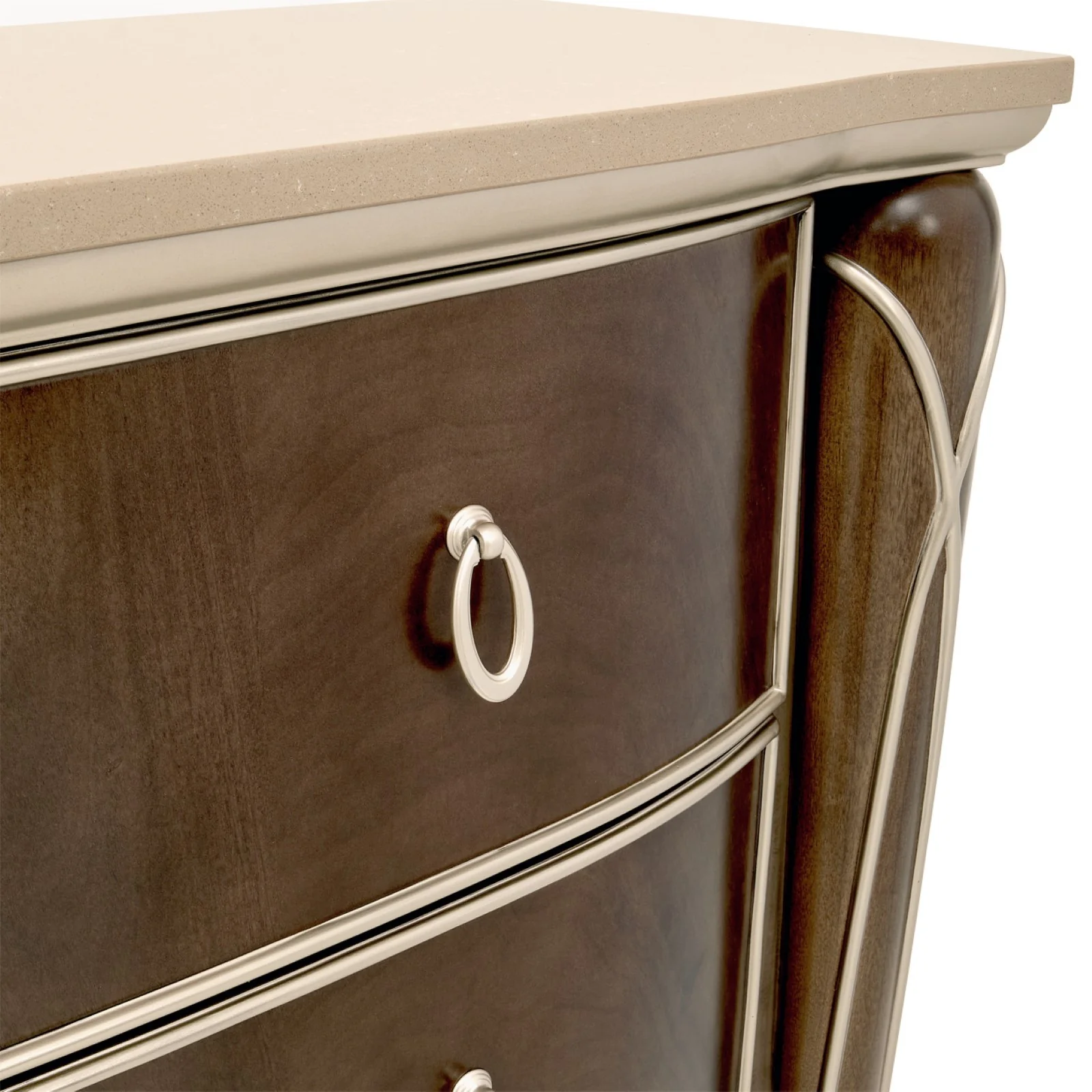 Michael Amini Villa Cherie Dresser - Hazelnut - Image 9
