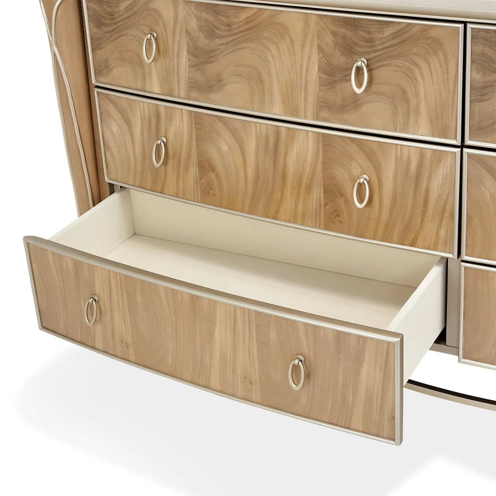 Michael Amini Villa Cherie Caramel Storage Dresser - Image 5