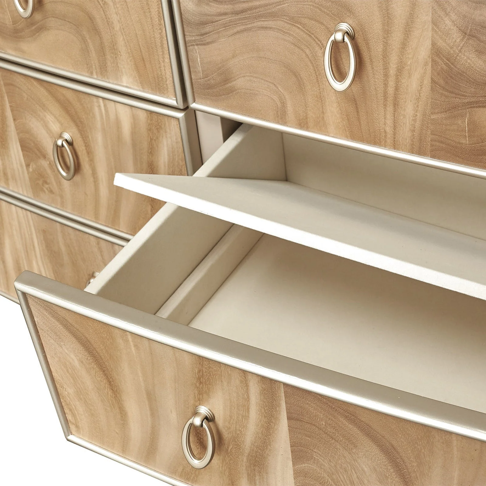 Michael Amini Villa Cherie Caramel Storage Dresser - Image 8