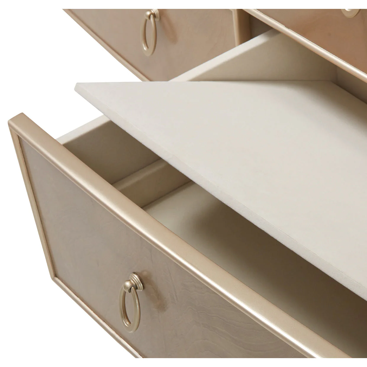 Michael Amini Villa Cherie Caramel Storage Dresser - Image 9
