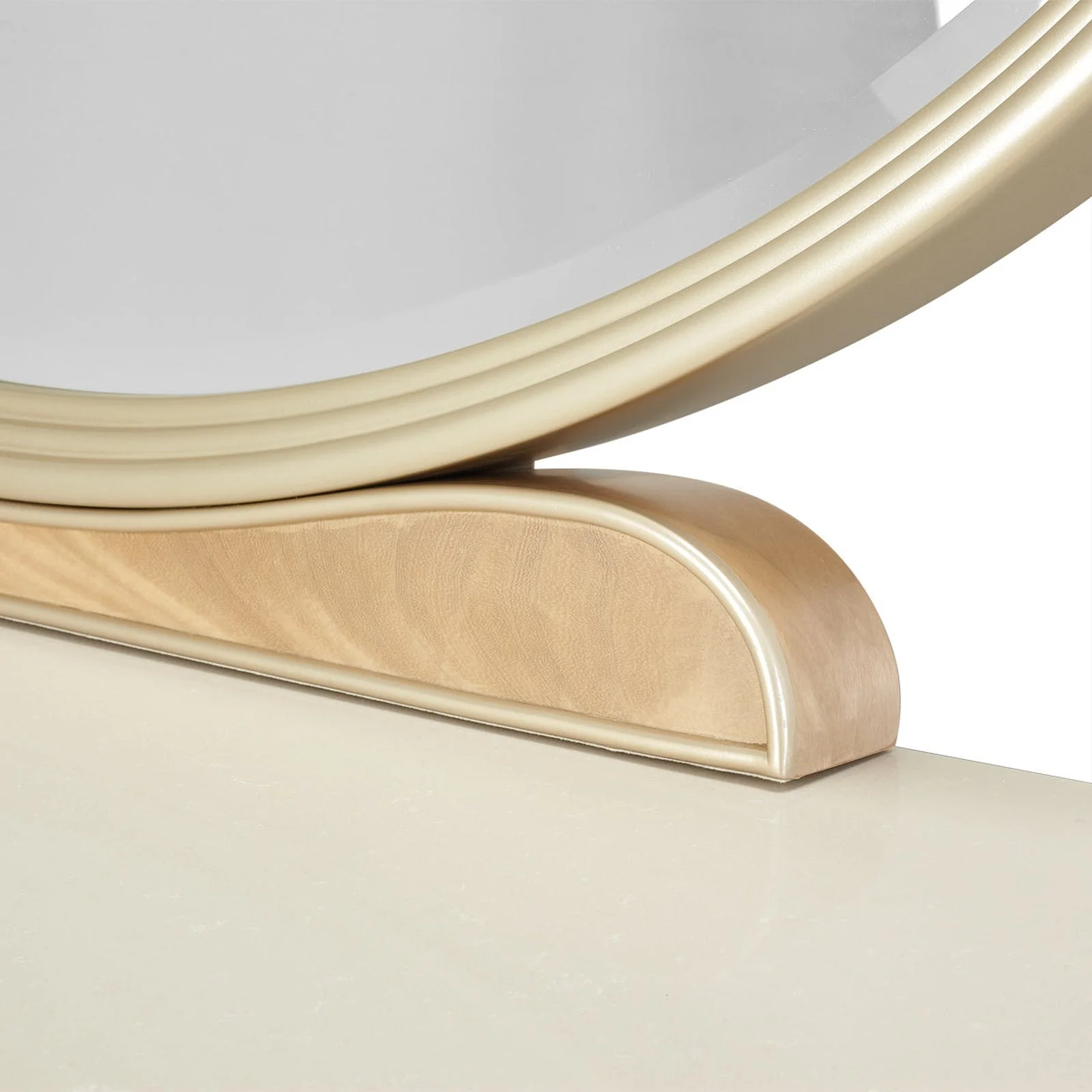 Michael Amini Villa Cherie Caramel Dresser Mirror - Image 5