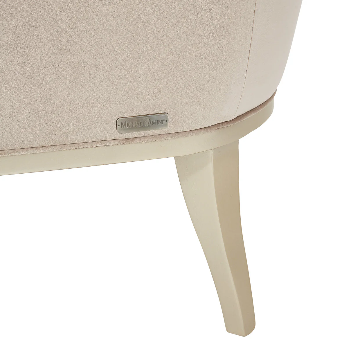 Michael Amini Villa Cherie Hazelnut Accent Chair - Image 14