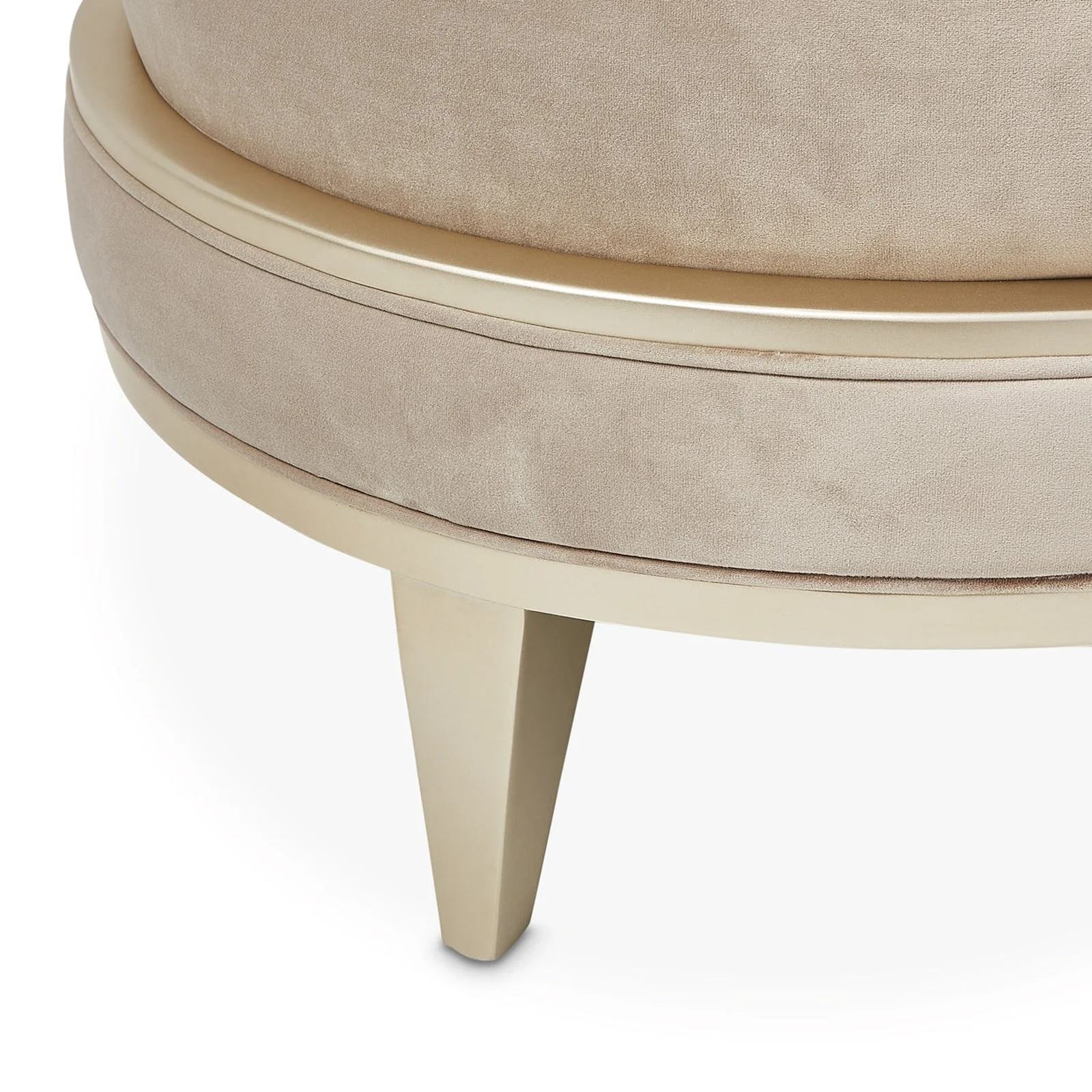 Michael Amini Villa Cherie Hazelnut Chaise - Image 14